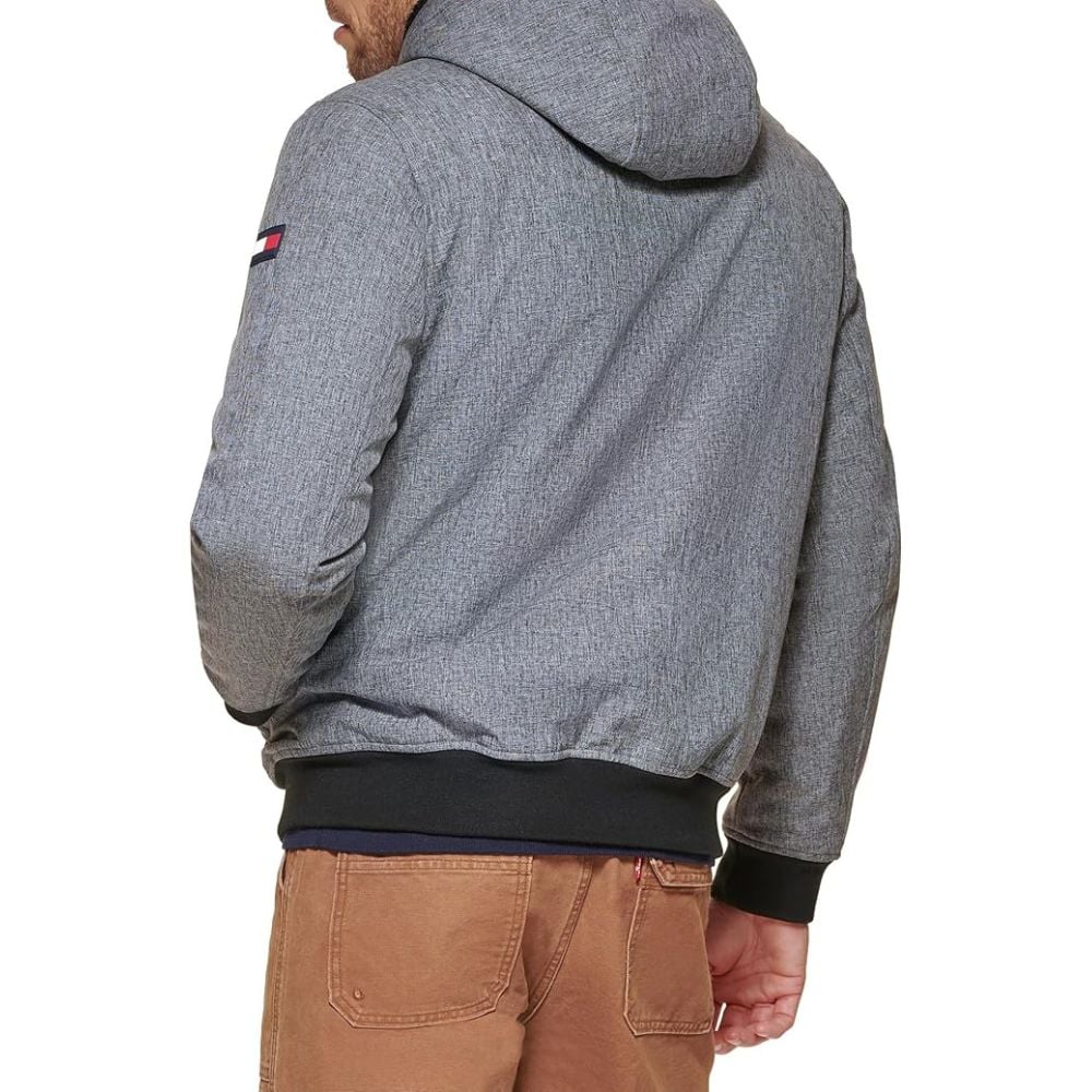 CASACA TOMMY HILFIGER SOFTSHELL BOMBER - GRIS - 3