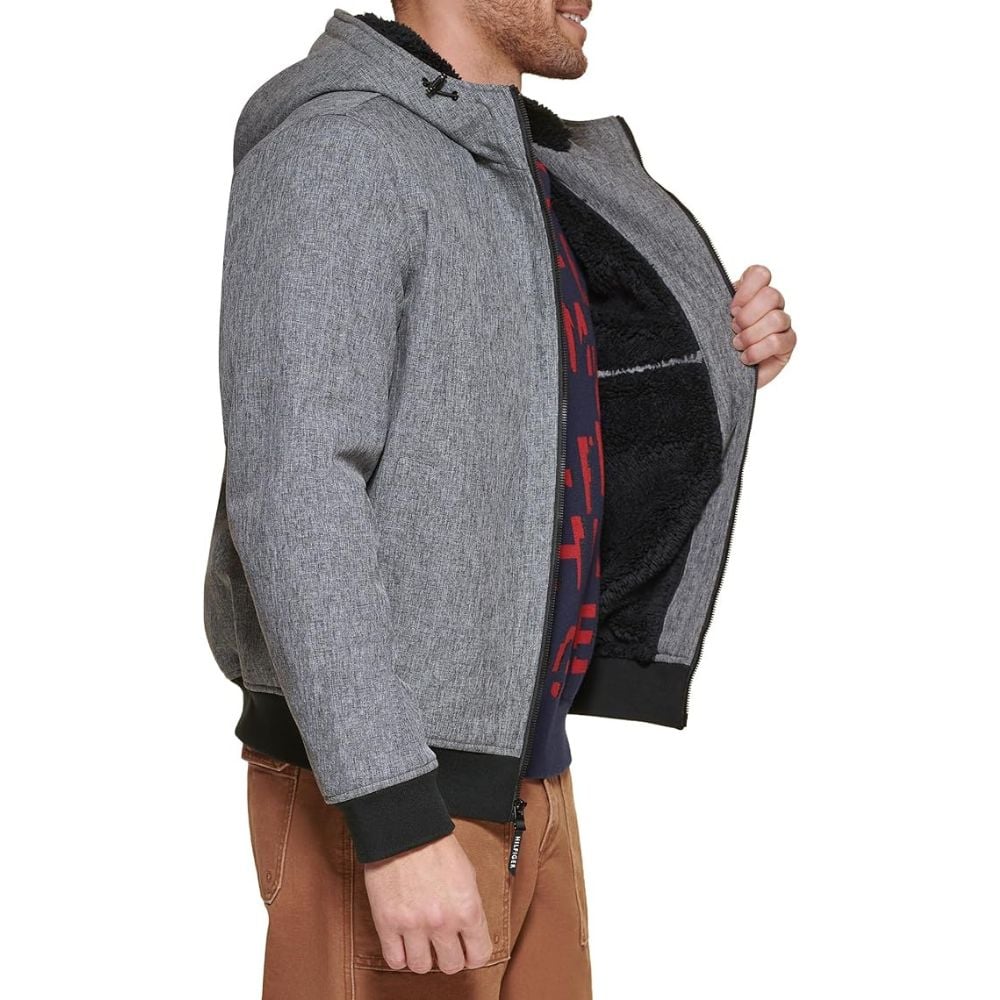 CASACA TOMMY HILFIGER SOFTSHELL BOMBER - GRIS - 5