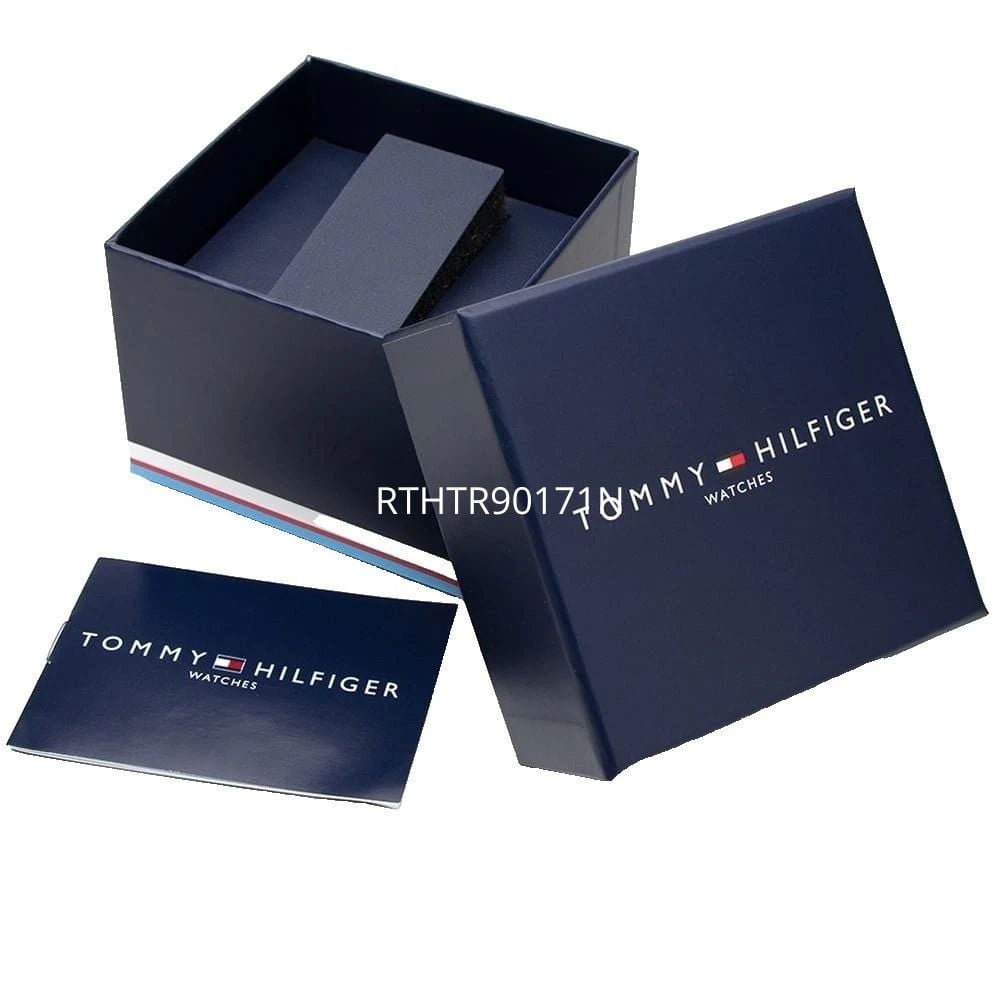 RELOJ TOMMY HILFIGER TR90 1710542 CUERO 42 MM - NEGRO - 4