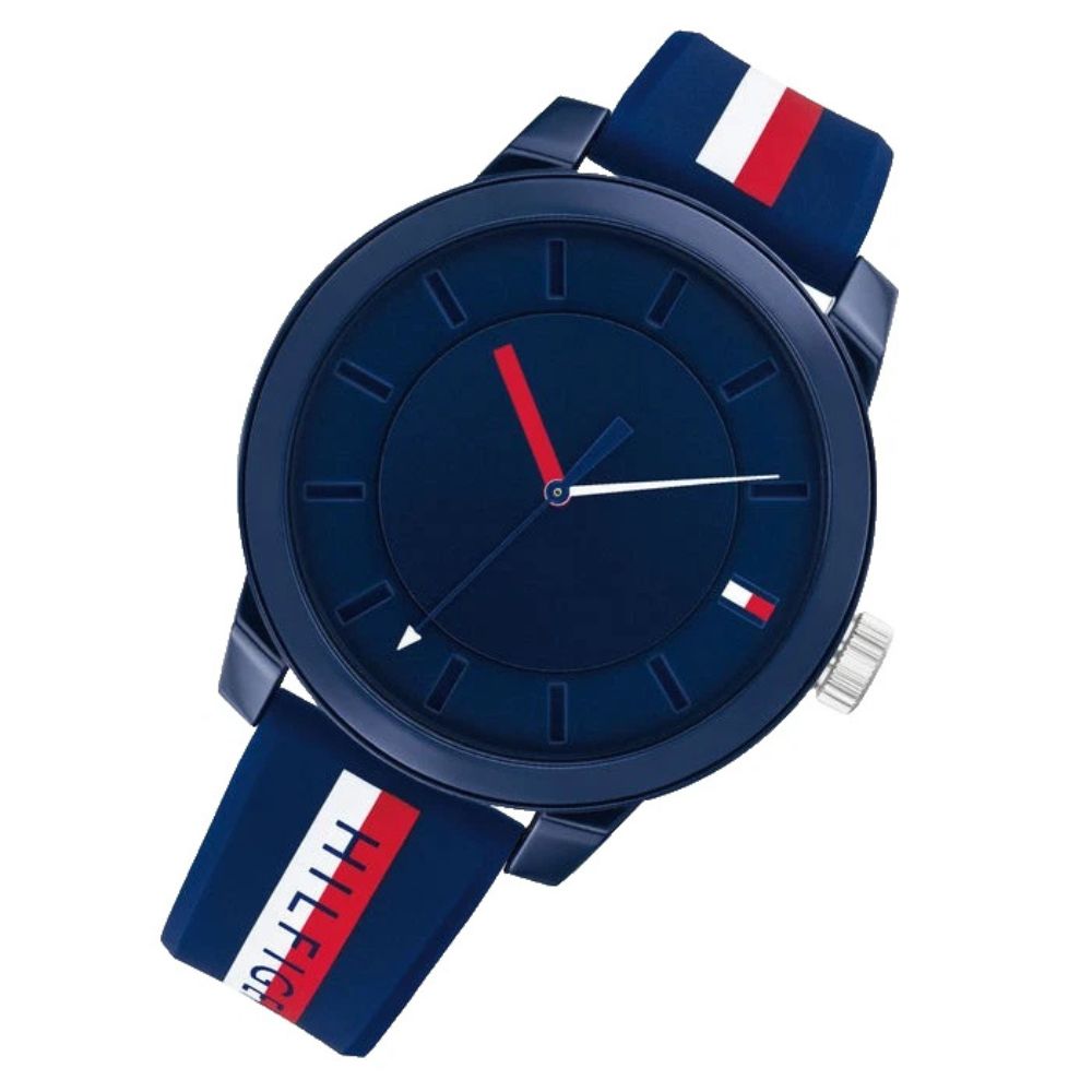 RELOJ TOMMY HILFIGER 1791746 SILICONA 44 MM - AZUL - 2