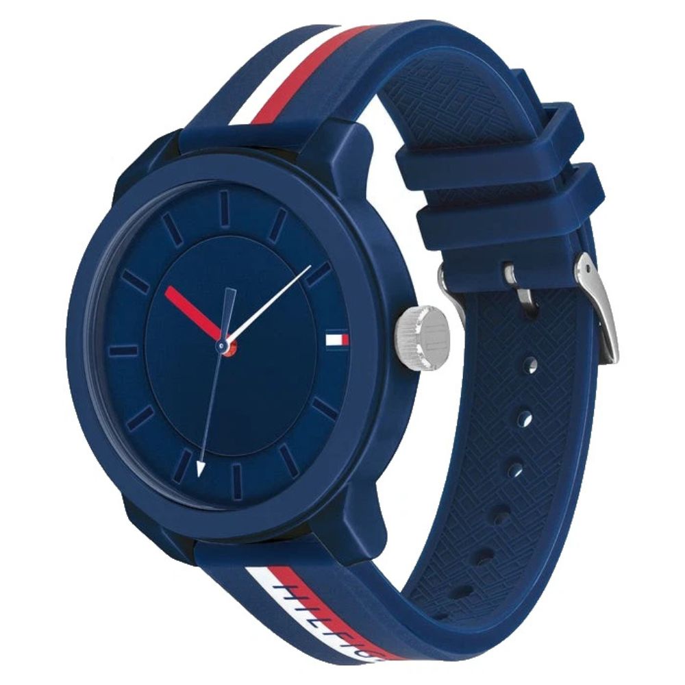 RELOJ TOMMY HILFIGER 1791746 SILICONA 44 MM - AZUL - 3