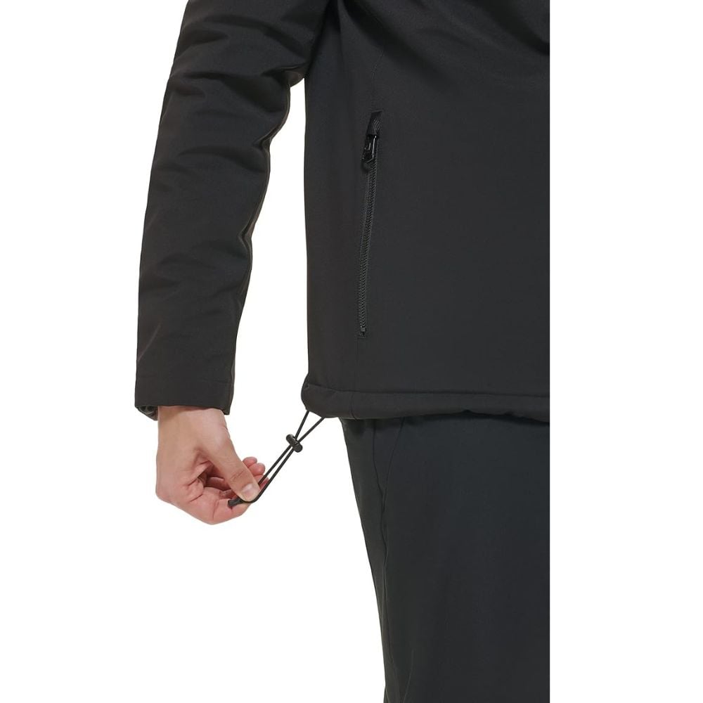 CASACA CALVIN KLEIN SOFTSHELL SHERPA - NEGRO - 6