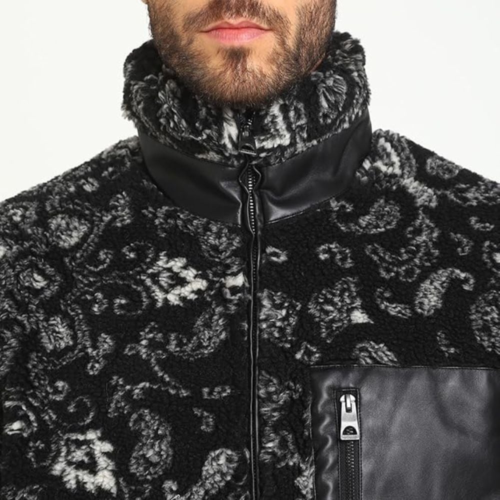 CASACA GUESS SHERPA JACKET - NEGRO - 7