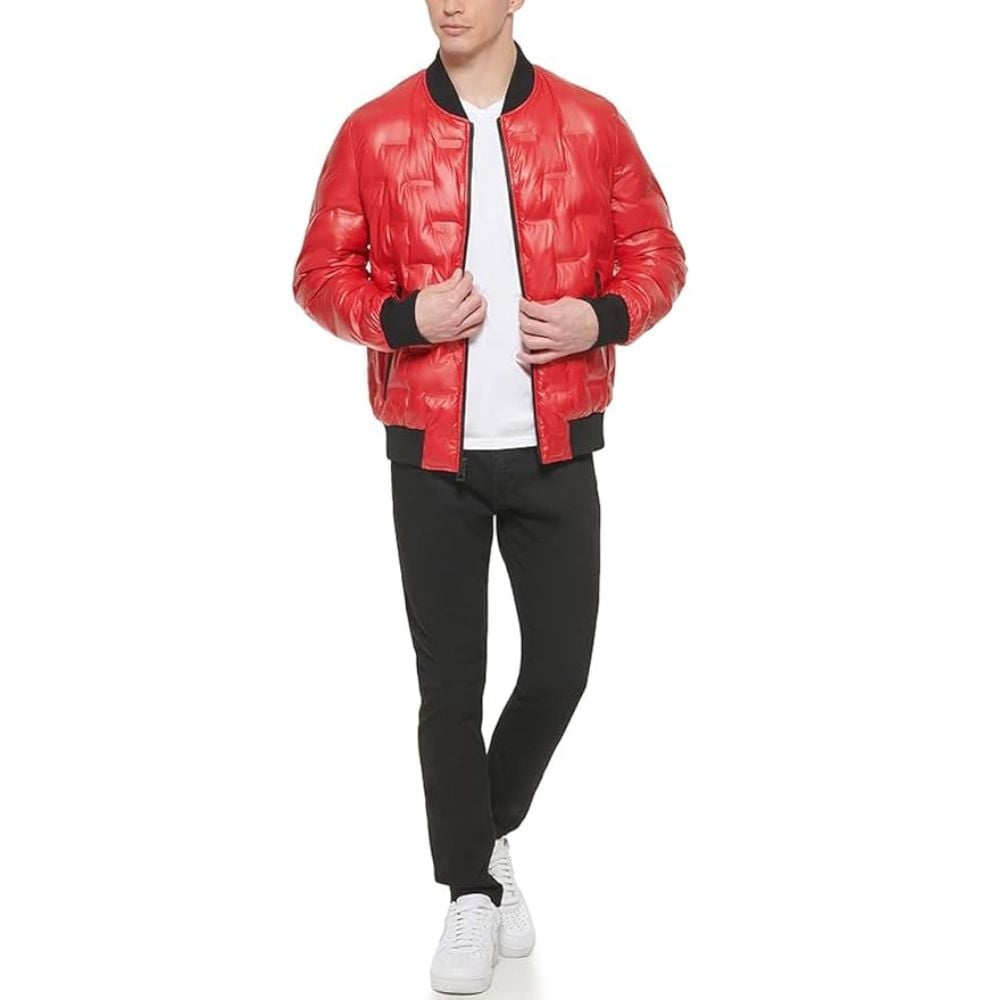 CASACA GUESS RAIN JACKET - ROJO - 1