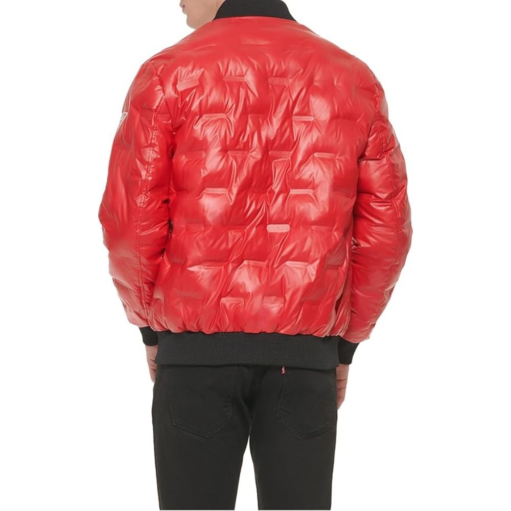 CASACA GUESS RAIN JACKET - ROJO - 3