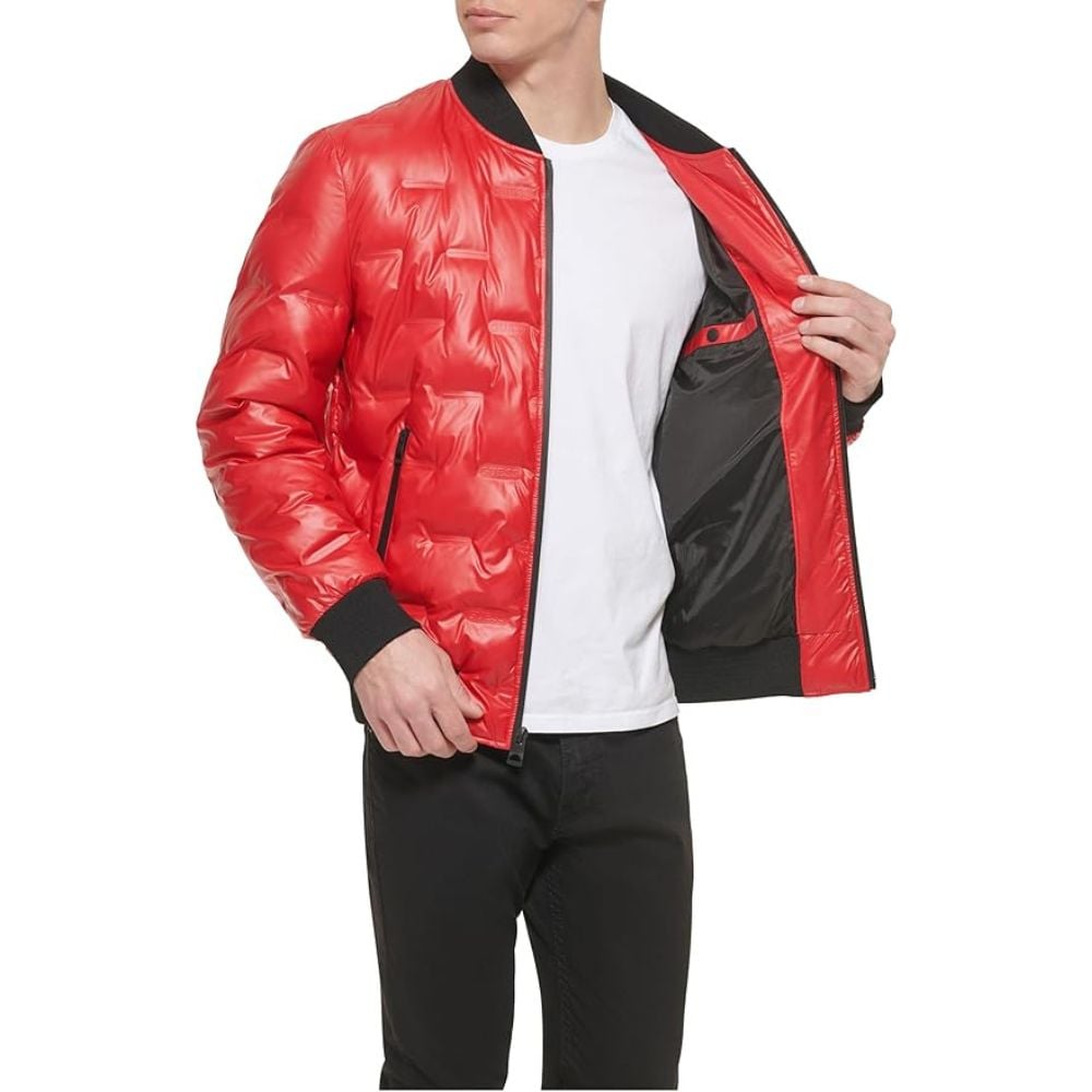 CASACA GUESS RAIN JACKET - ROJO - 4