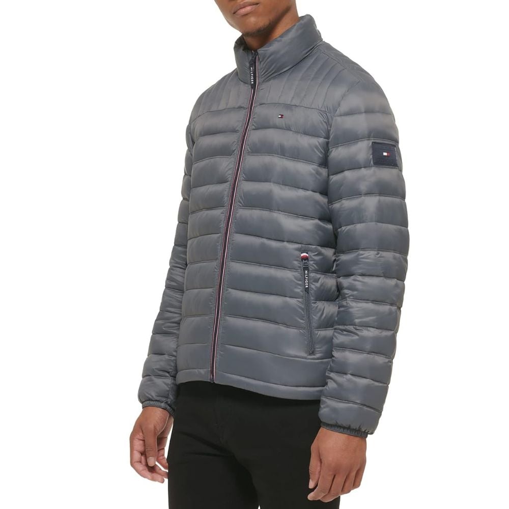 CASACA TOMMY HILFIGER ULTRA LOFT PACKABLE - GRIS - 2