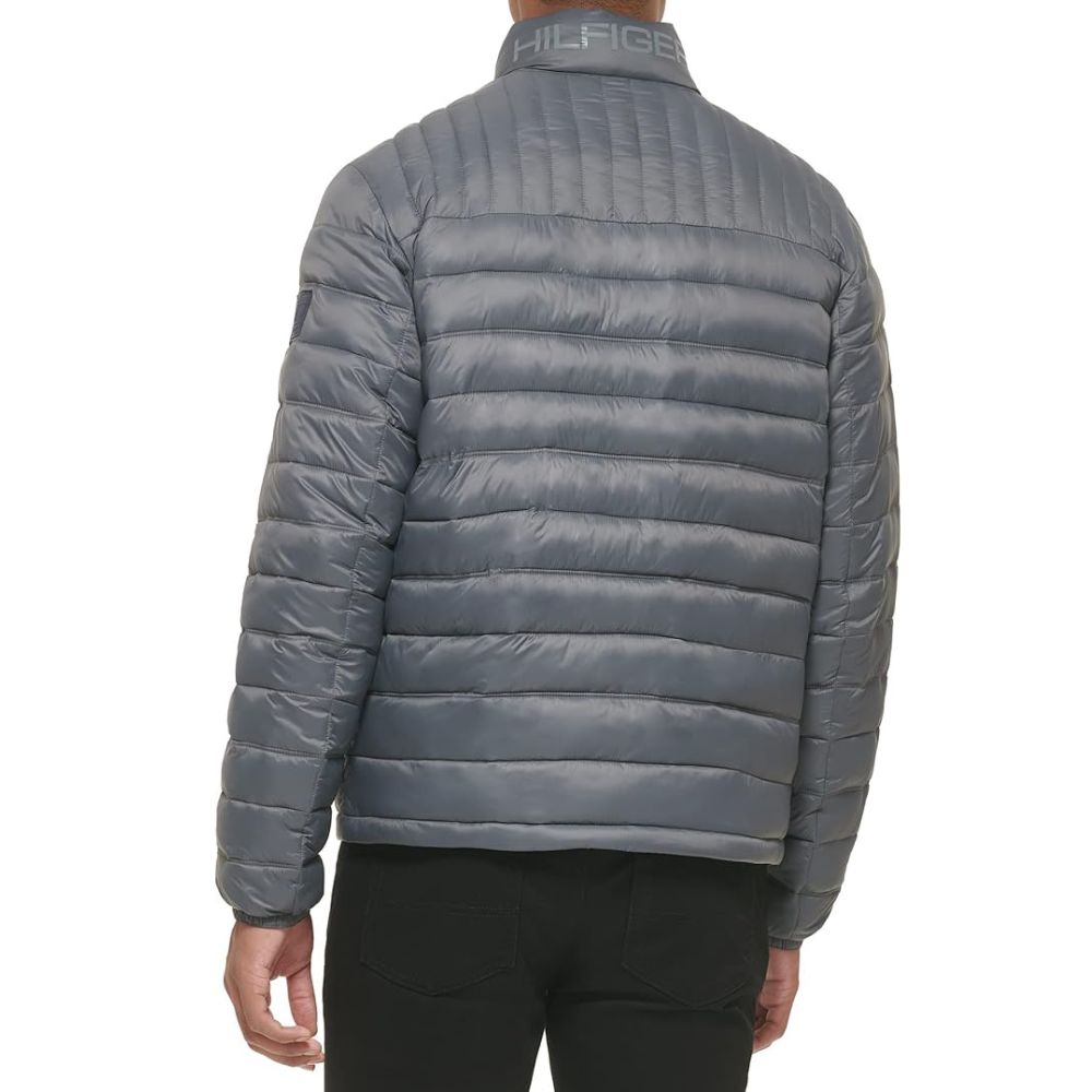 CASACA TOMMY HILFIGER ULTRA LOFT PACKABLE - GRIS - 3