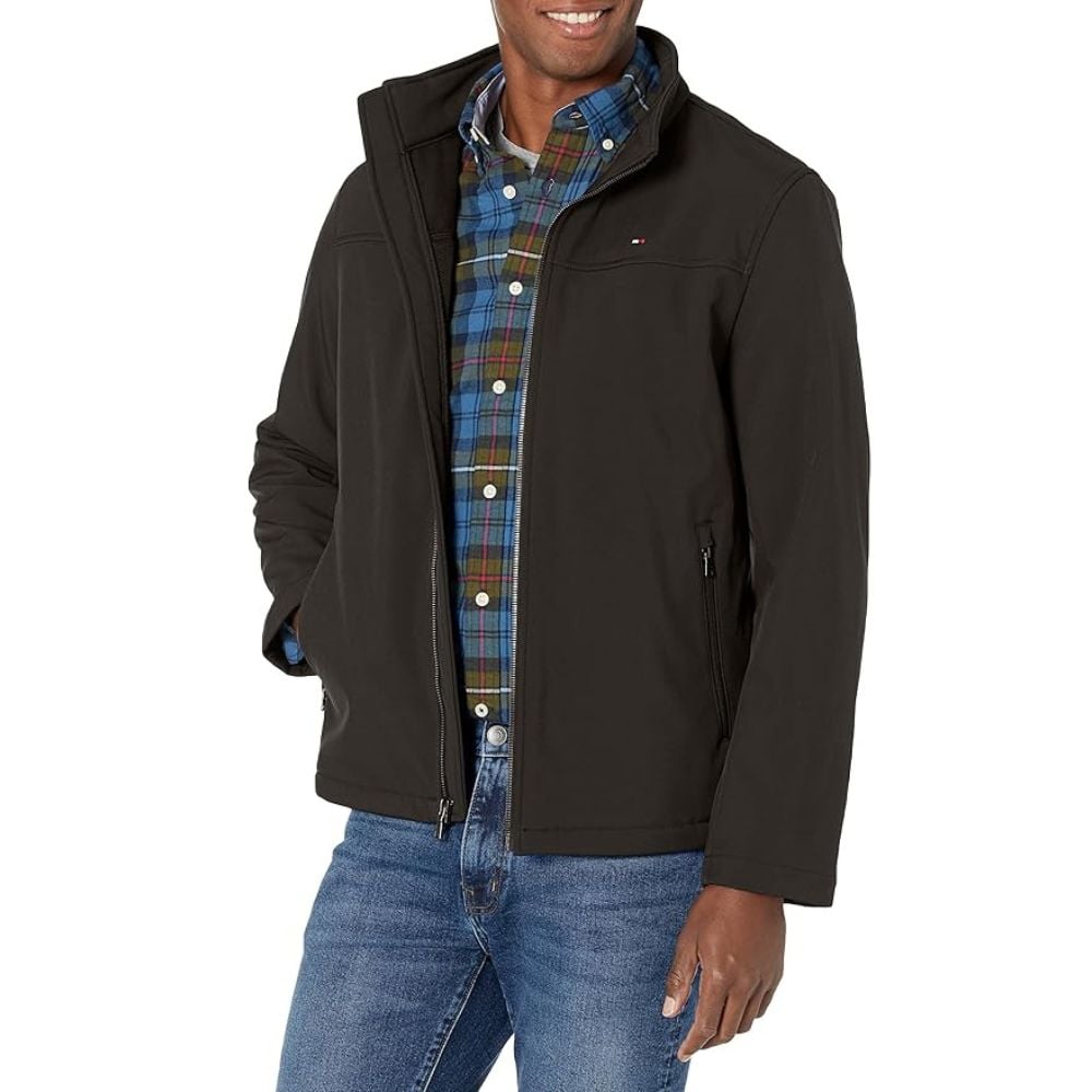 CASACA TOMMY HILFIGER SOFTSHELL ACTIVE - NEGRO - 1