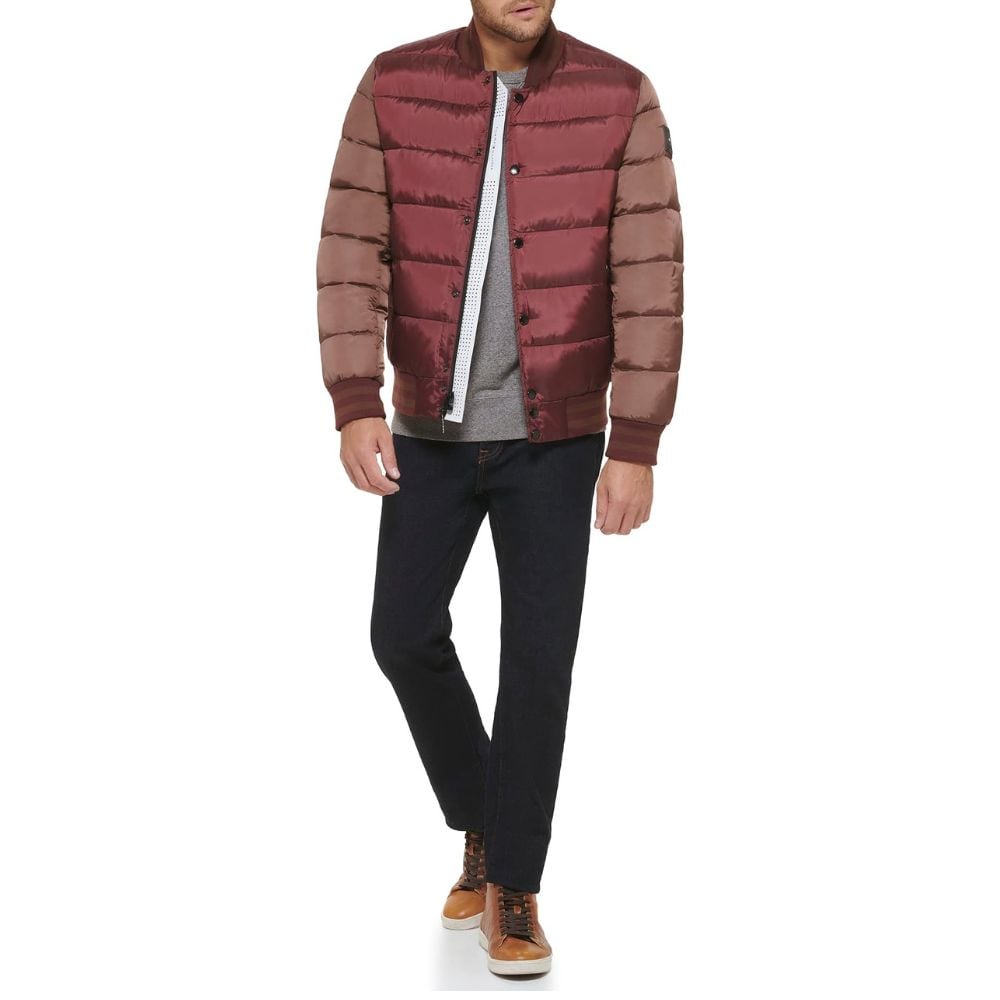 CASACA TOMMY HILFIGER BOMBER - VINO - 1