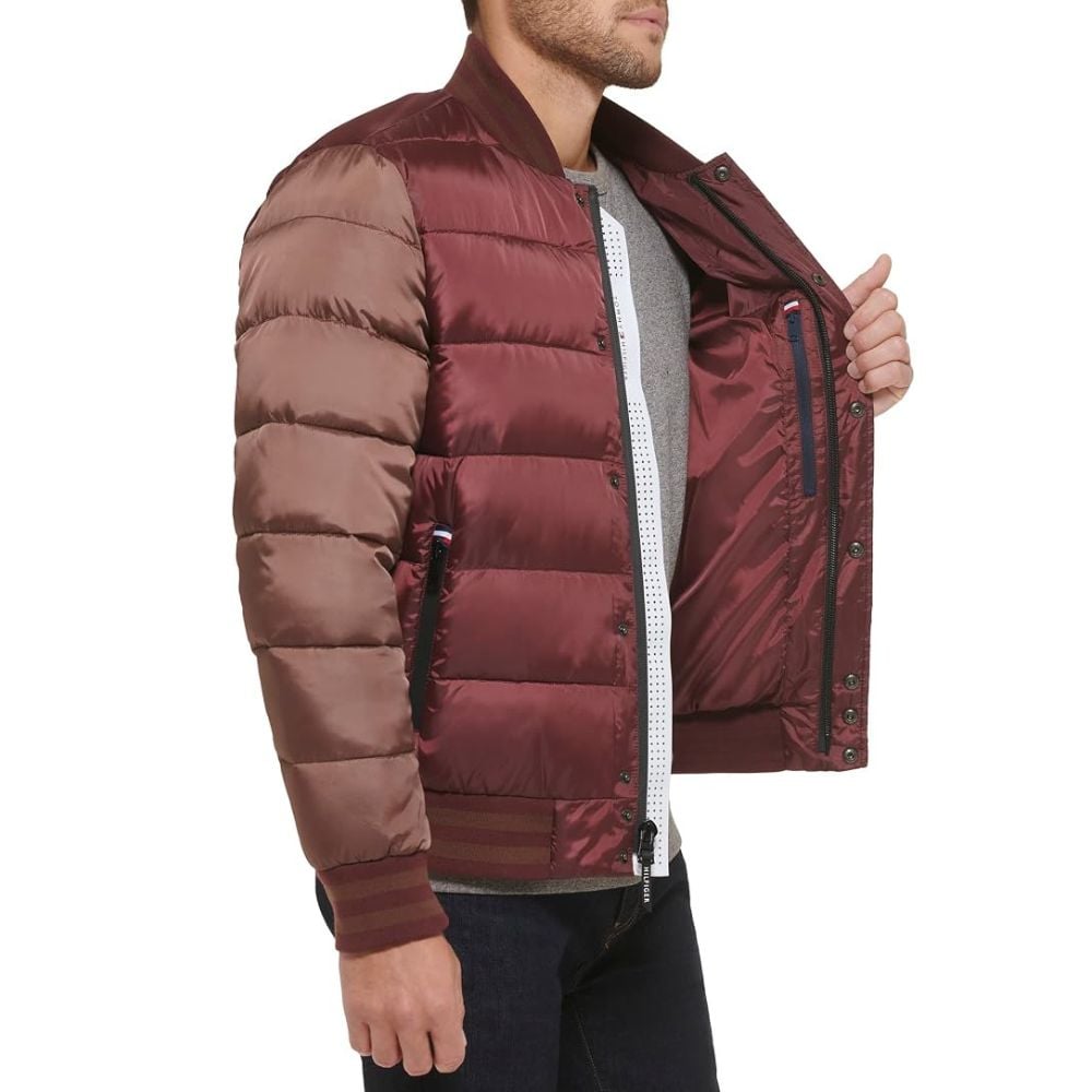 CASACA TOMMY HILFIGER BOMBER - VINO - 2