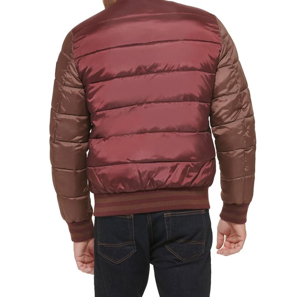 CASACA TOMMY HILFIGER BOMBER - VINO - 4