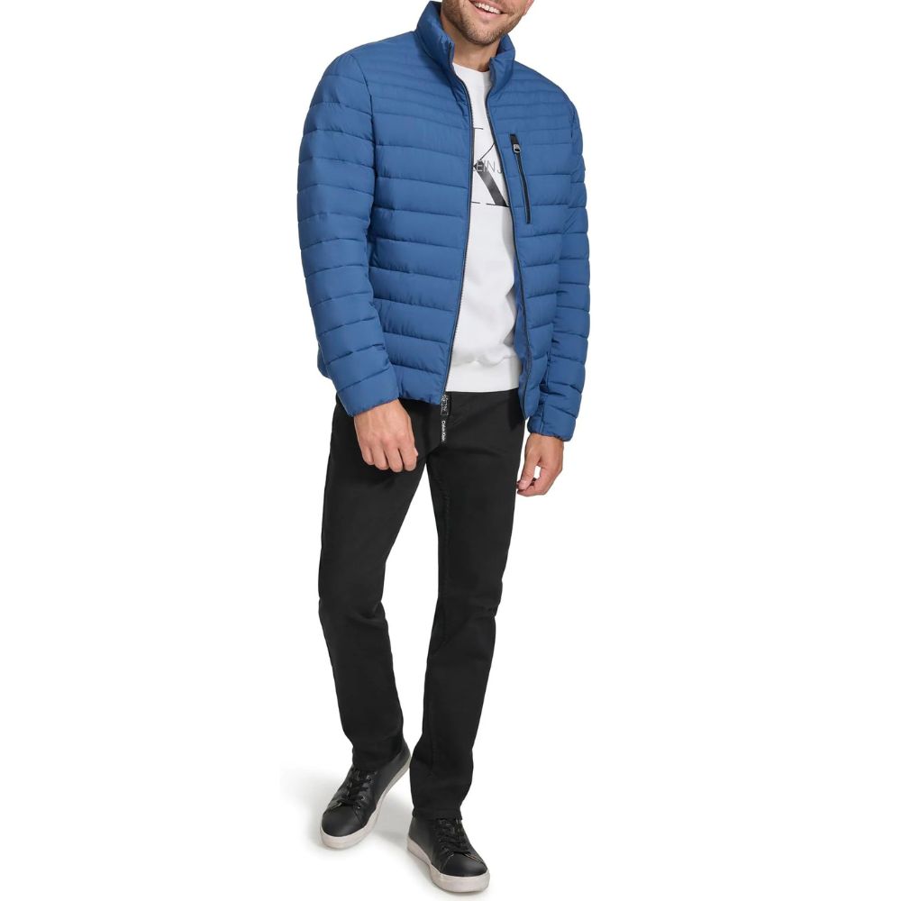 CASACA CALVIN KLEIN RESISTANT PUFFER - AZUL CLARO - 2