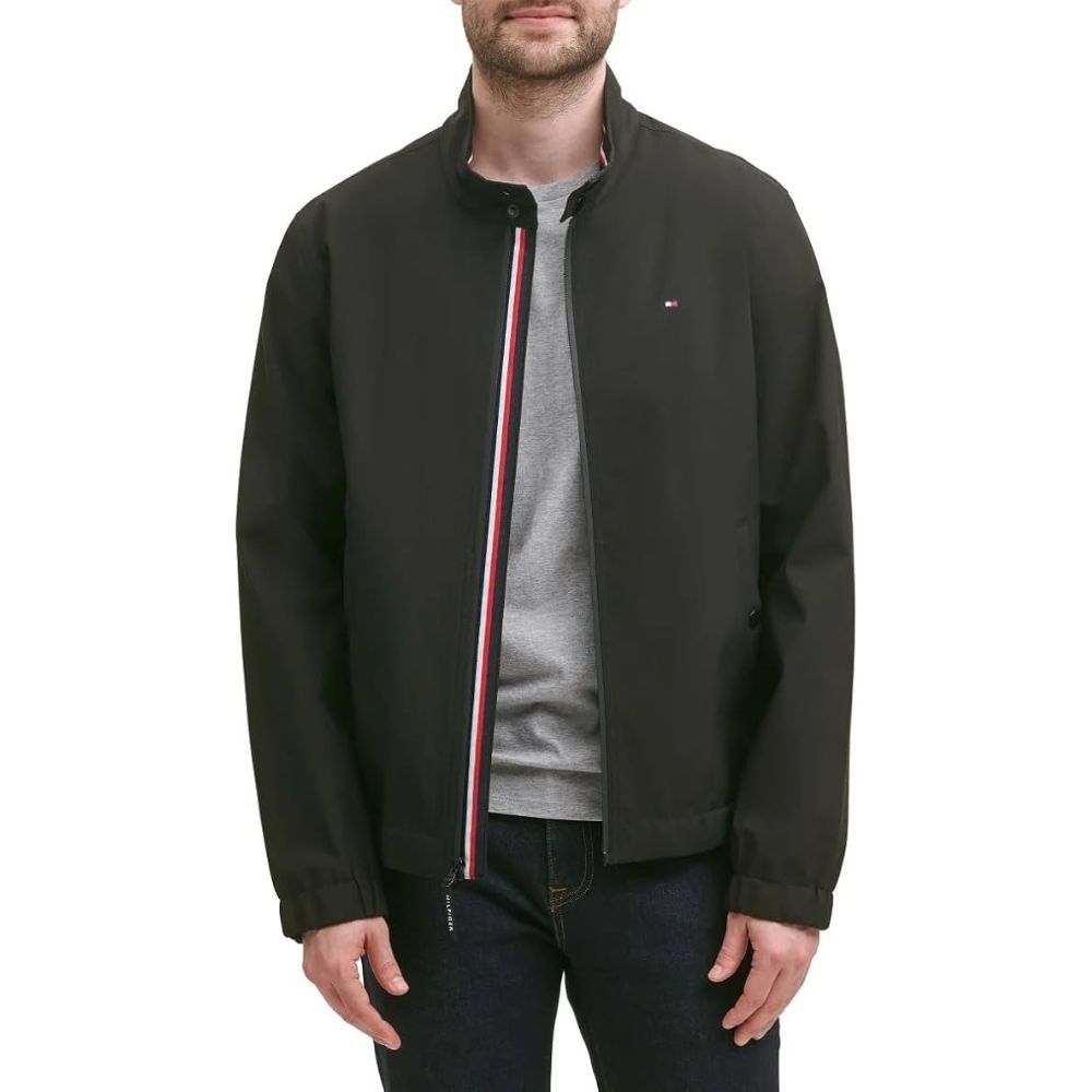 CASACA TOMMY HILFIGER BOMBER RESISTENTE AL AGUA - NEGRO - 2