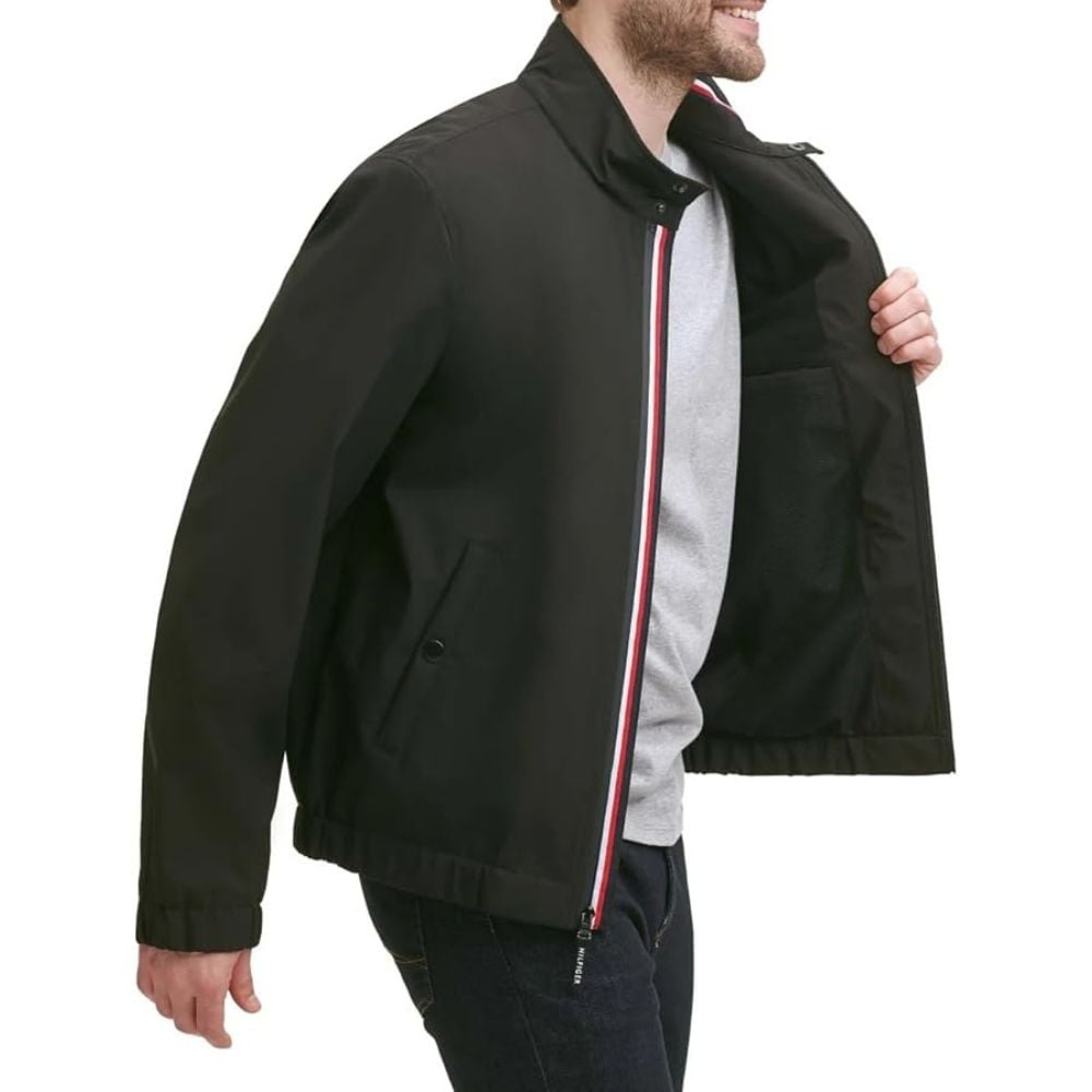 CASACA TOMMY HILFIGER BOMBER RESISTENTE AL AGUA - NEGRO - 3