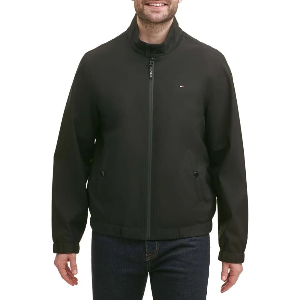 CASACA TOMMY HILFIGER BOMBER RESISTENTE AL AGUA - NEGRO - 4
