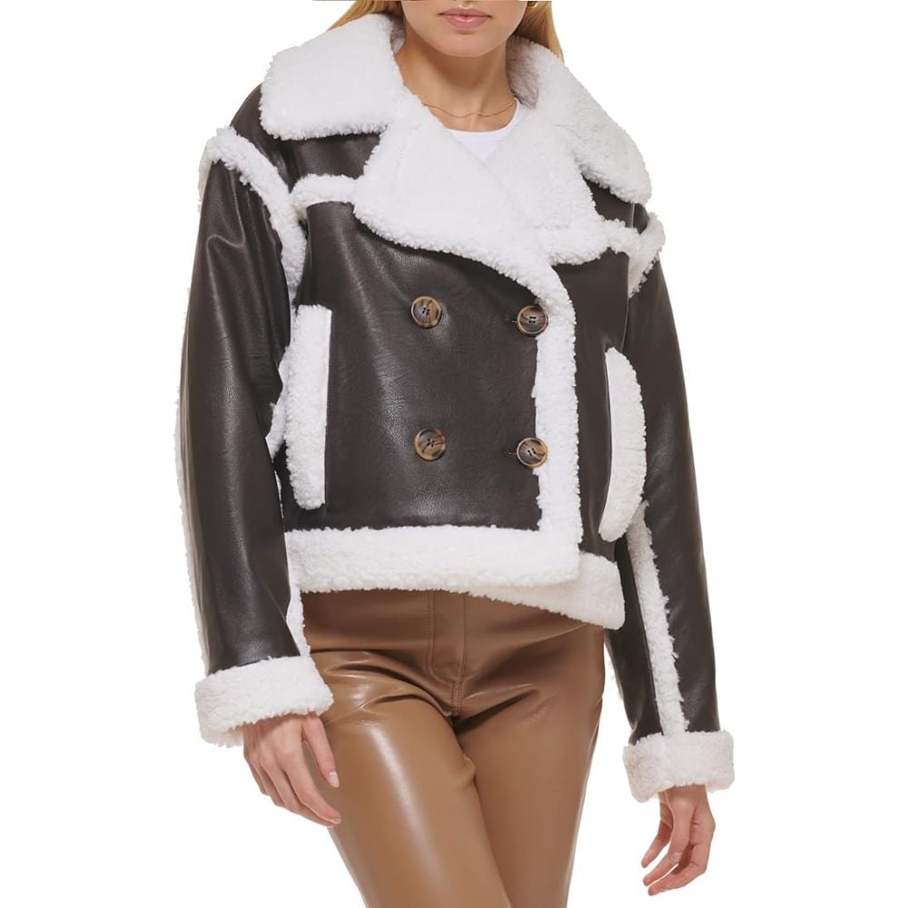 CASACA LEVI'S SHERPA MOTO JACKET - MARRÓN - 1