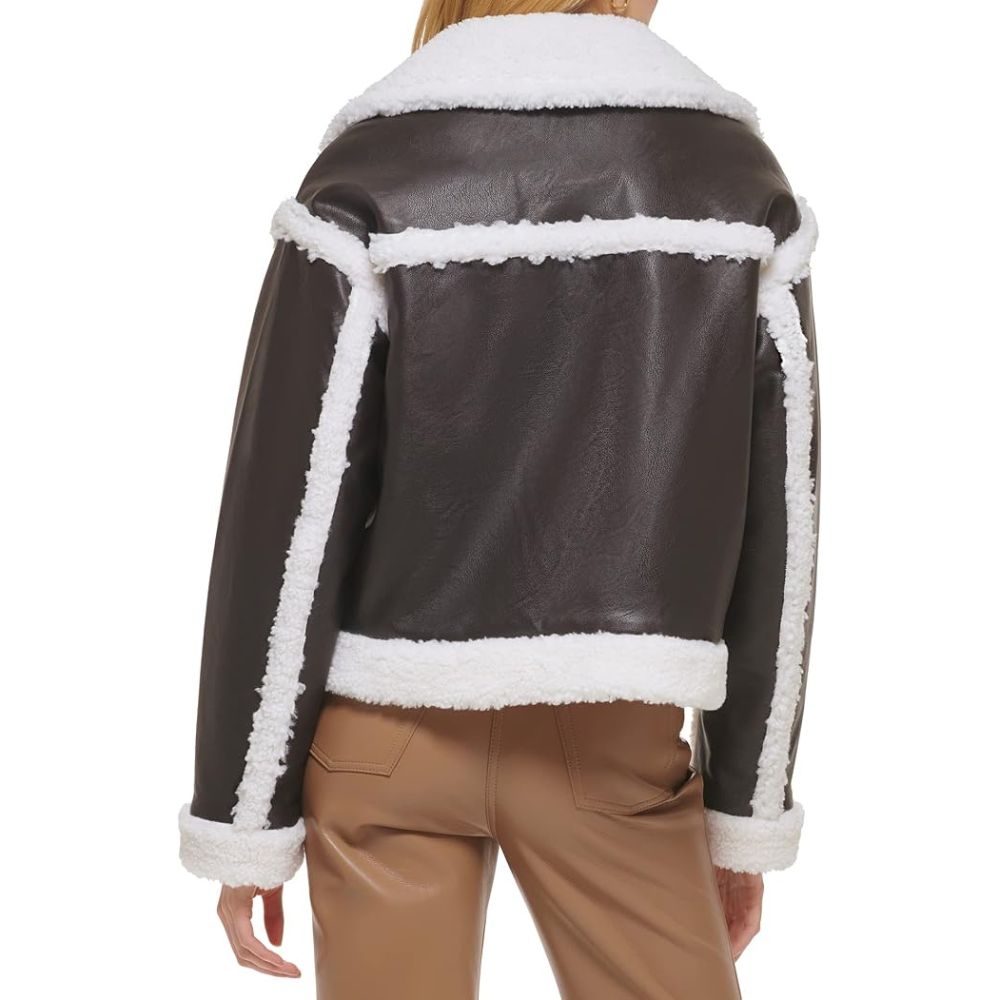 CASACA LEVI'S SHERPA MOTO JACKET - MARRÓN - 3