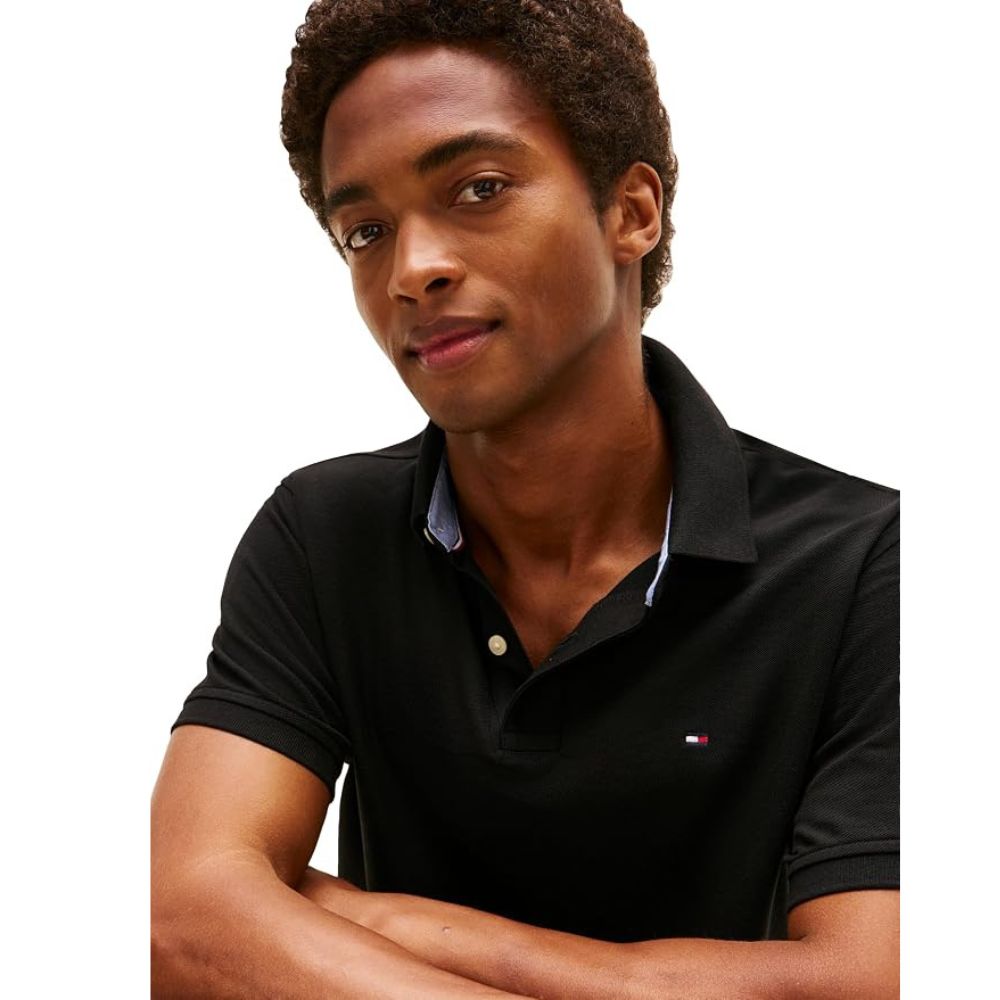 POLO TOMMY HILFIGER UV QUICK DRY - NEGRO - 2