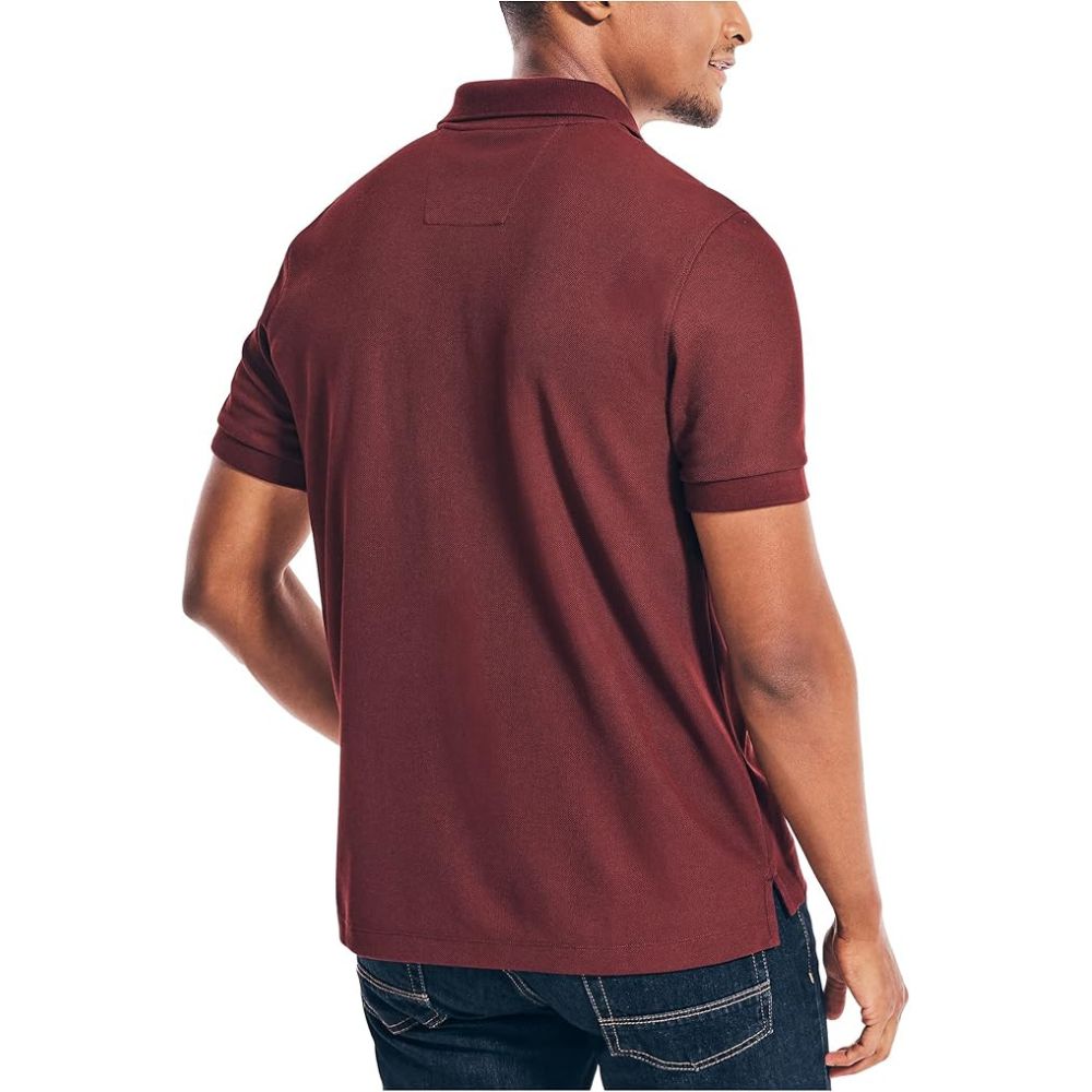 POLO NAUTICA PIQUE PERFORMANCE - BURGUNDY - 5