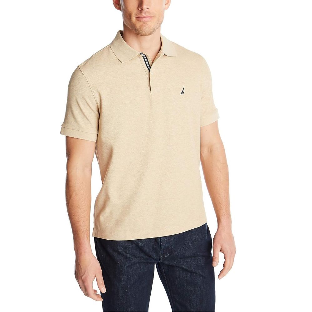 POLO NAUTICA PIQUE PERFORMANCE - CAMEL - 1