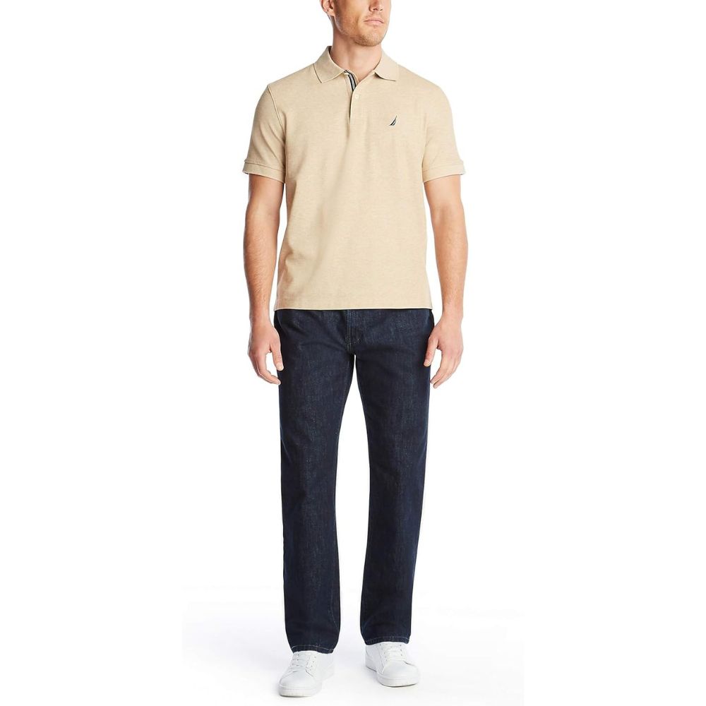 POLO NAUTICA PIQUE PERFORMANCE - CAMEL - 5
