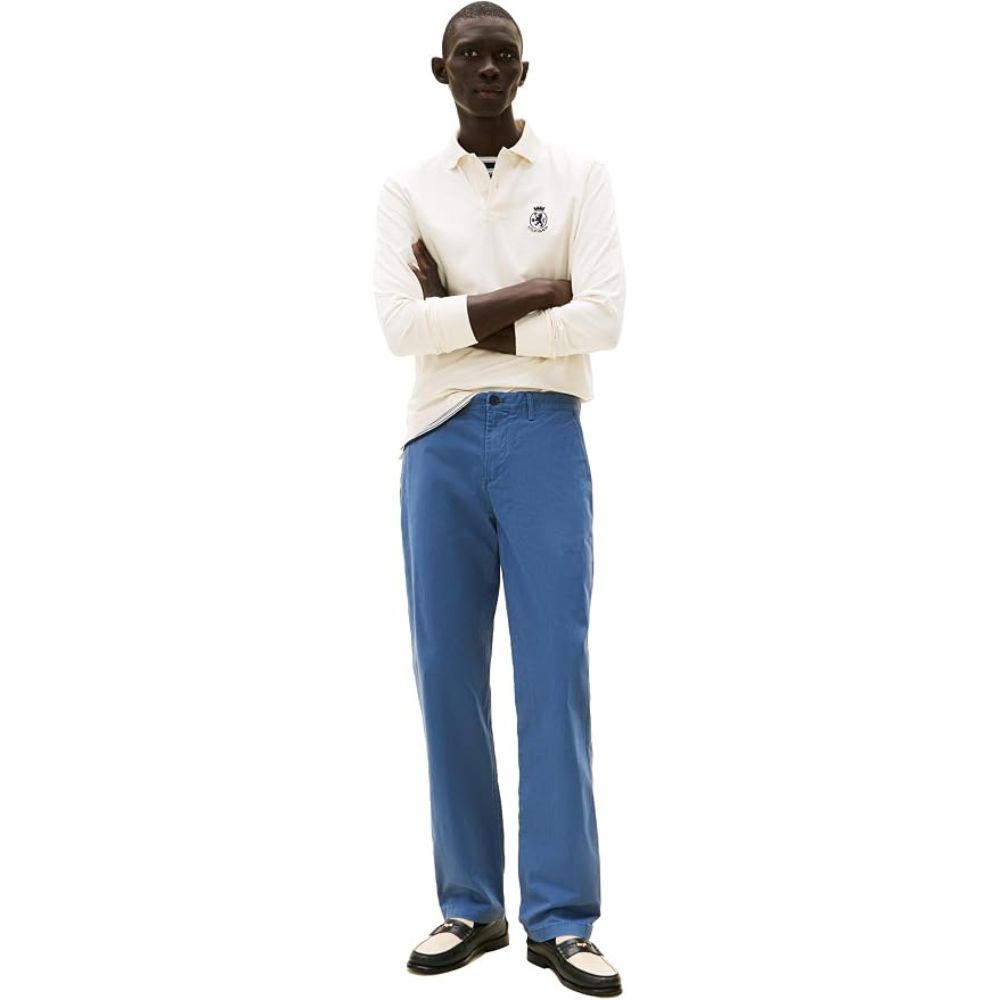 PANTALÓN TOMMY HILFIGER CHINO STRETCH ALGODON - AZUL - 1
