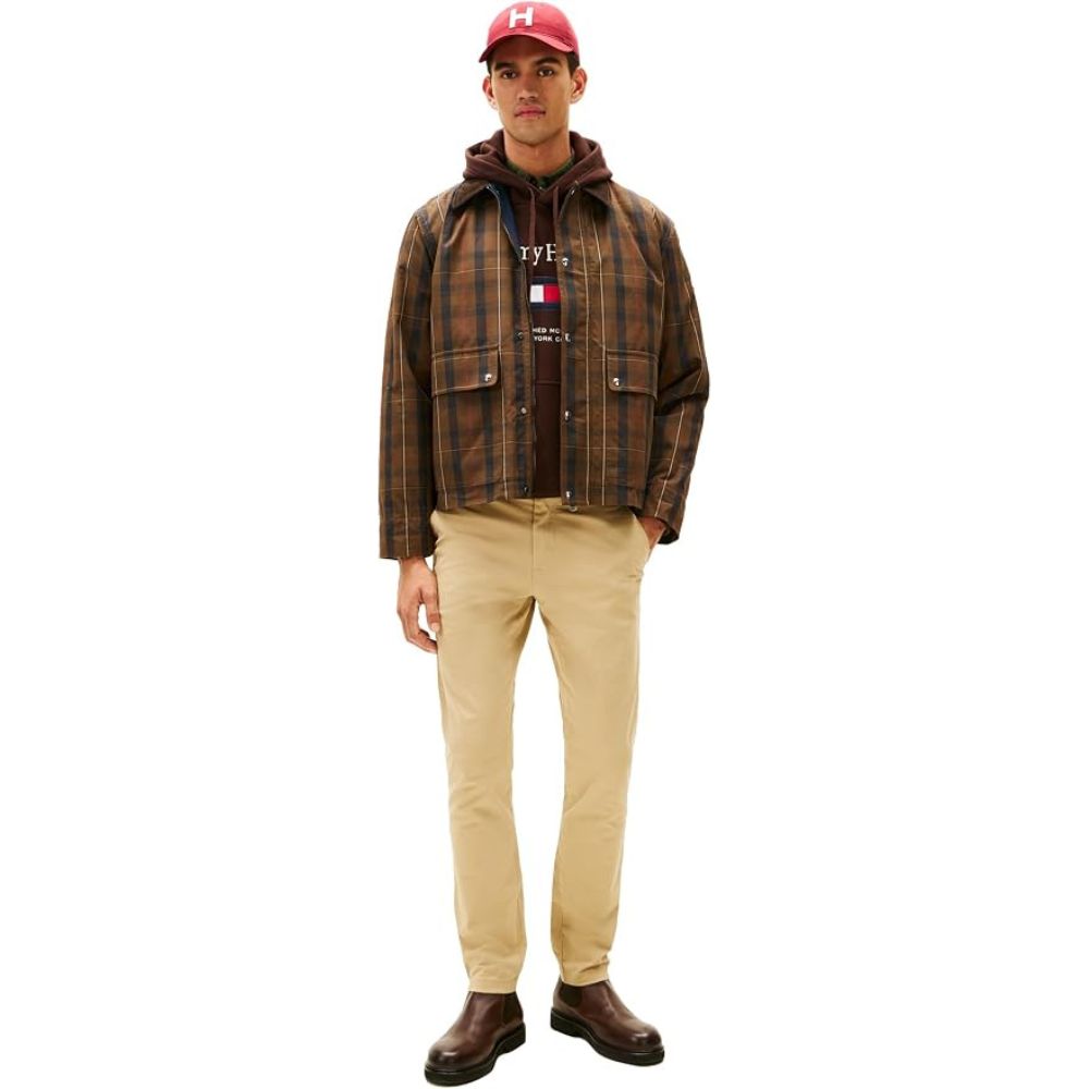 PANTALÓN TOMMY HILFIGER CHINO STRETCH SLIM FIT - BEIGE - 1