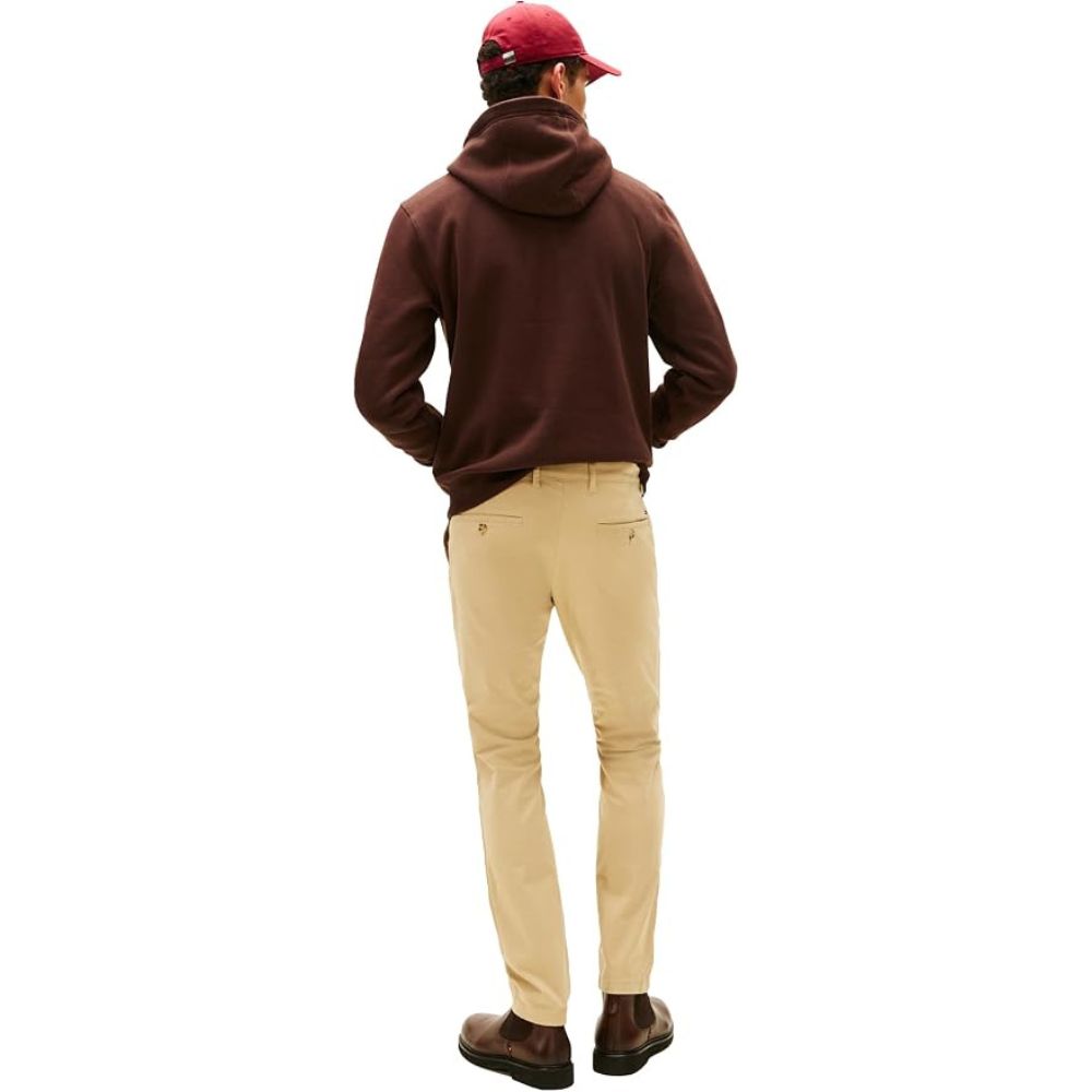 PANTALÓN TOMMY HILFIGER CHINO STRETCH SLIM FIT - BEIGE - 4