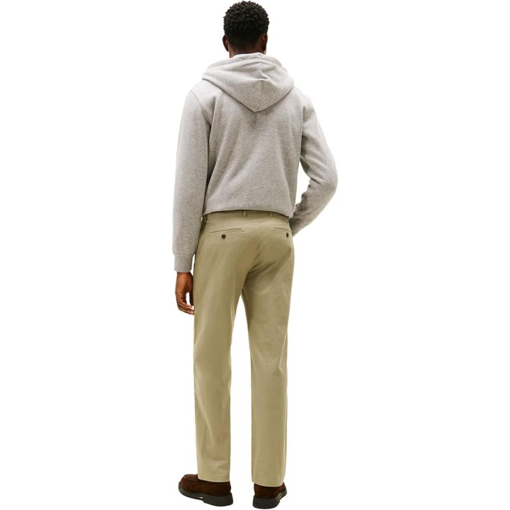 PANTALÓN TOMMY HILFIGER CHINO STRETCH ALGODON - ARENA - 4