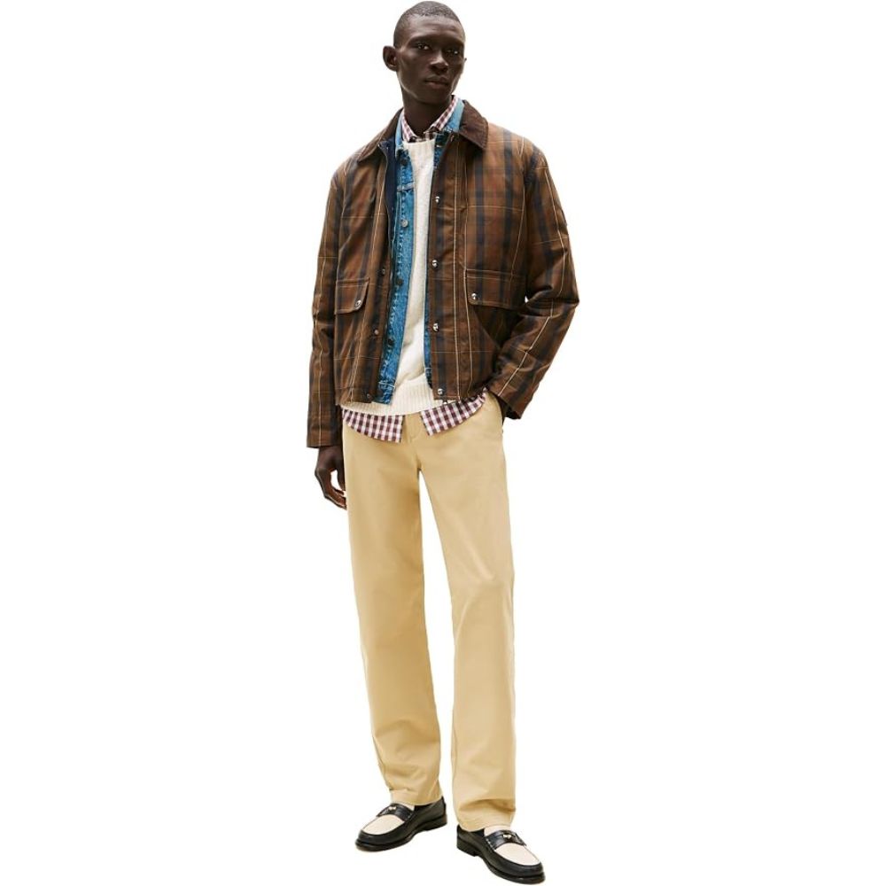PANTALÓN TOMMY HILFIGER CHINO STRETCH ALGODÓN - BEIGE - 1