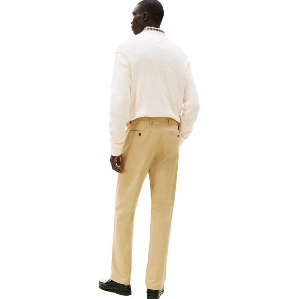 PANTALÓN TOMMY HILFIGER CHINO STRETCH ALGODÓN - BEIGE - 4