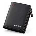BILLETERA GRUESA HOMBRE CUERO CARTERA ELEGANTE - 1