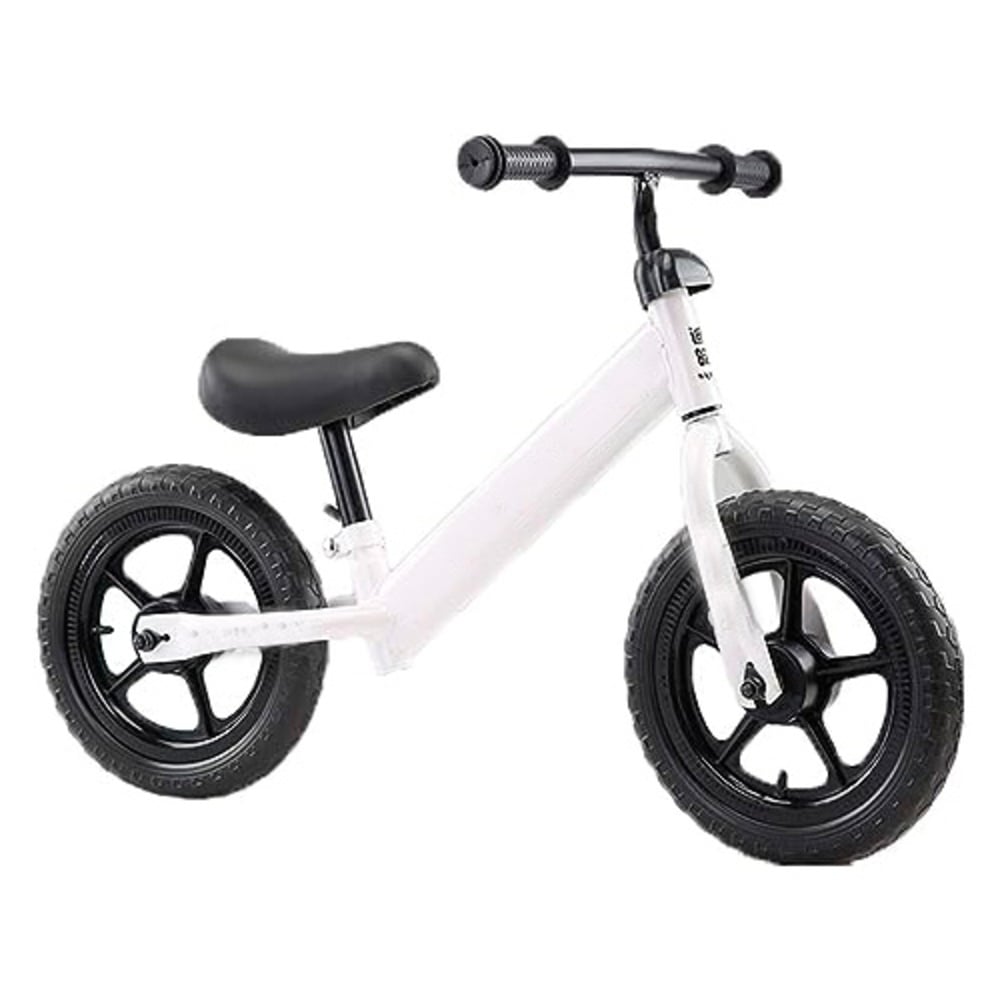 BICICLETA PARA NIÑOS EQUILIBRIO BALANCE BIKE SIN PEDALES BLANCO - 1