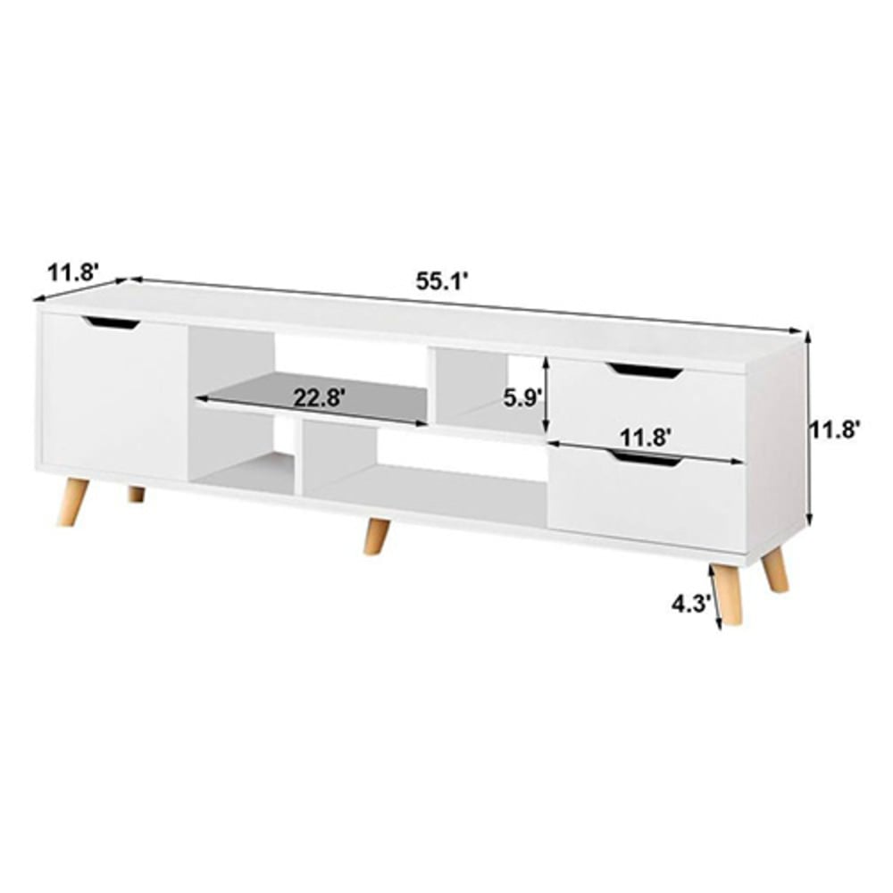 MUEBLE TV CENTRO DE ENTRETENIMIENTO MUEBLE MODERNO ESTANTE - 6