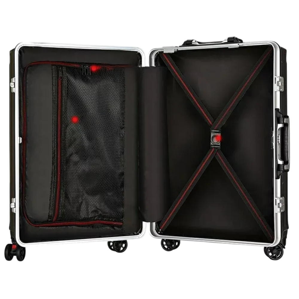 MALETA DE VIAJE RÍGIDA 20 PULGADAS – EQUIPAJE DE MANO ABS+PC CON RUEDAS 360° CERRADURA DE COMBINACIÓN Y PUERTO USB - 2