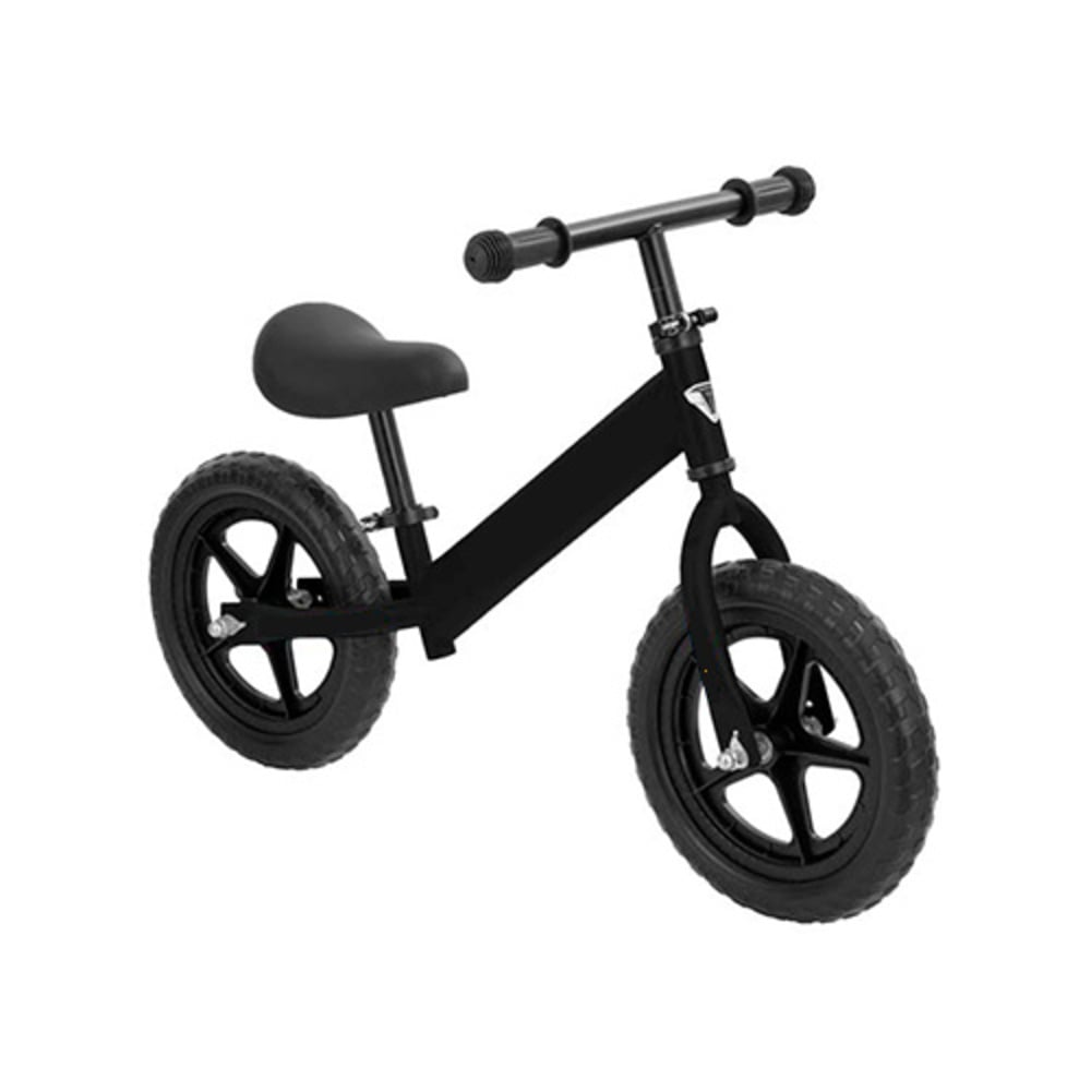 BICICLETA PARA NIÑOS EQUILIBRIO BALANCE BIKE SIN PEDALES NEGRO - 1