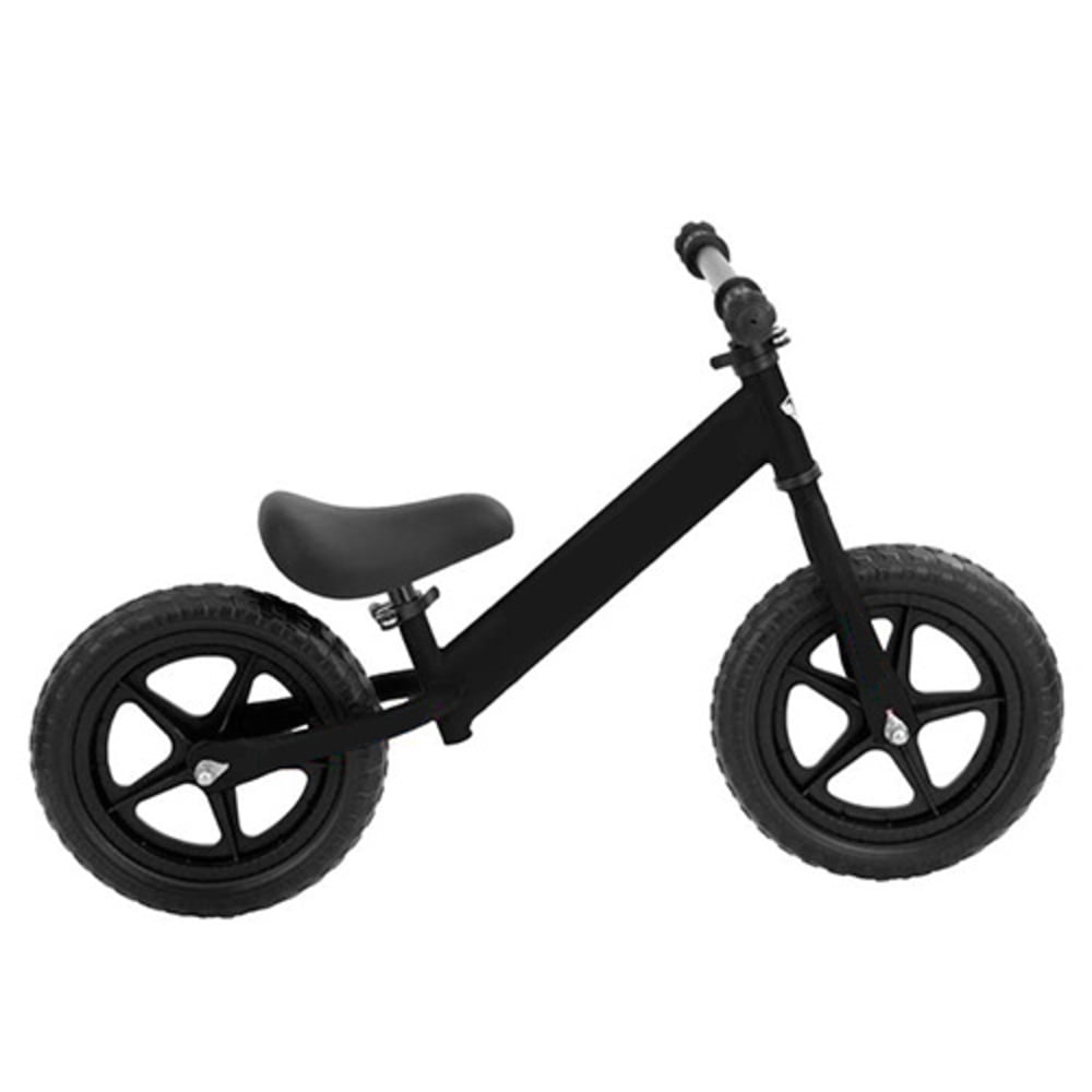 BICICLETA PARA NIÑOS EQUILIBRIO BALANCE BIKE SIN PEDALES NEGRO - 2