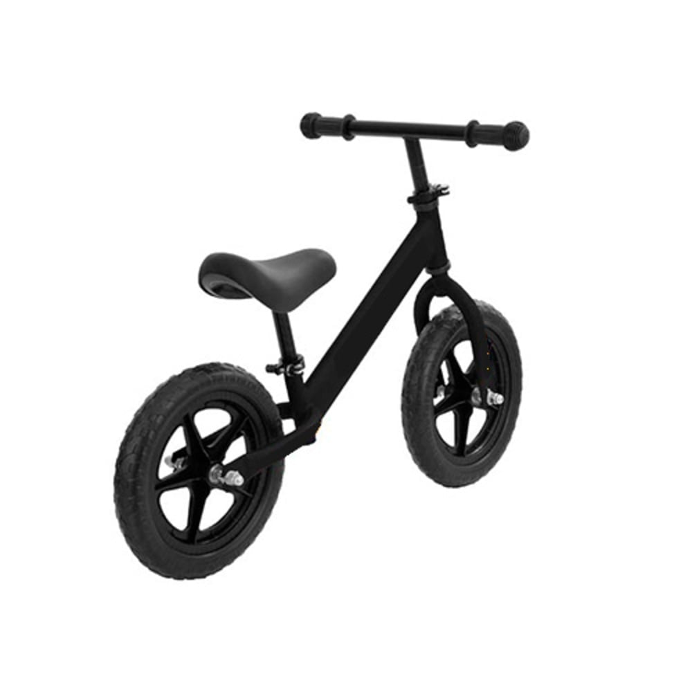 BICICLETA PARA NIÑOS EQUILIBRIO BALANCE BIKE SIN PEDALES NEGRO - 4