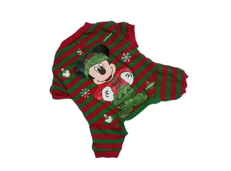 ENTERIZO NAVIDEÑO DE MICKEY TALLA 2 PARA MASCOTAS - 1