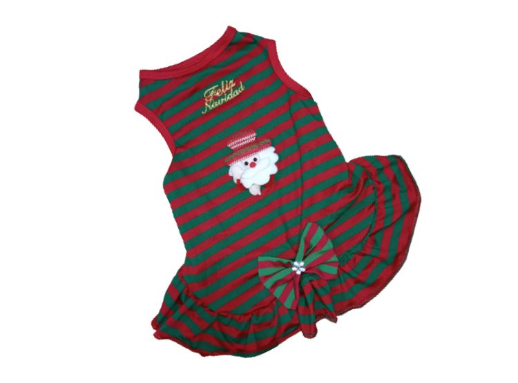 VESTIDO DE NAVIDAD SANTA TALLA 3 PARA MASCOTAS - 1