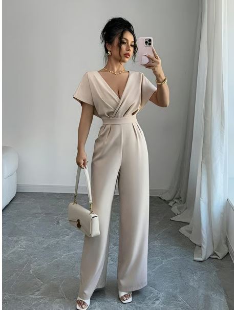 ENTERIZO PANTALÓN EN BEIGE - 1