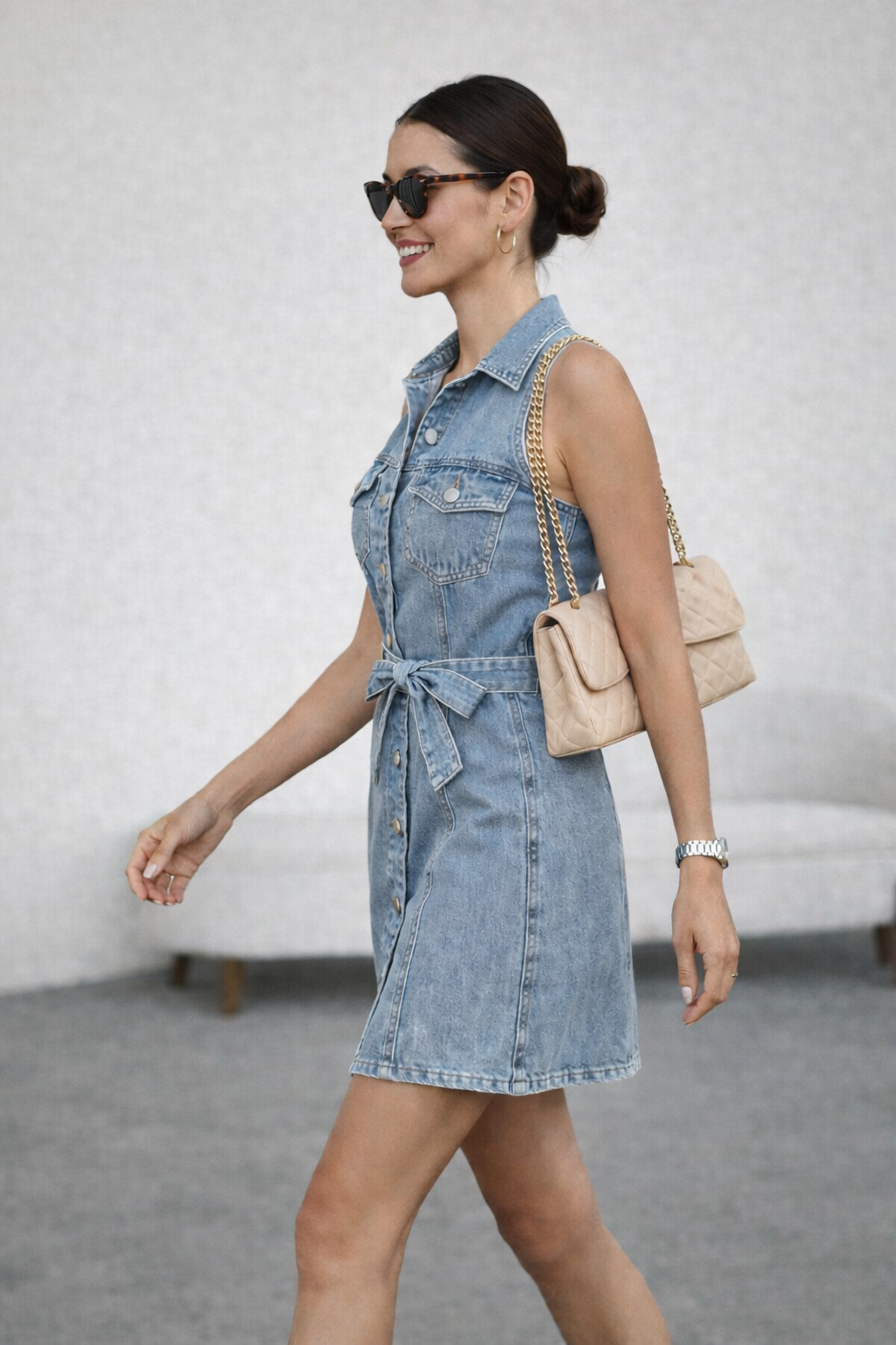 VESTIDO JEAN CON BOLSILLOS - 3