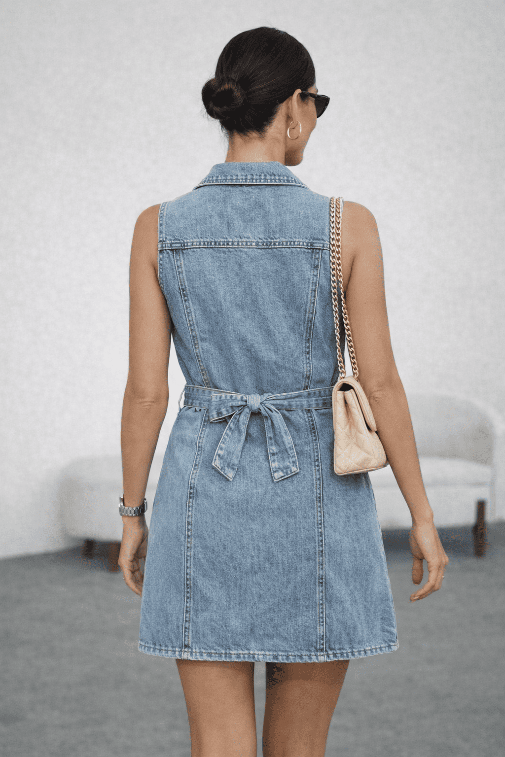 VESTIDO JEAN CON BOLSILLOS - 4