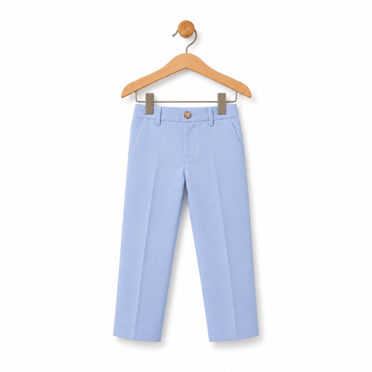 CONJUNTO BAUTIZO CELESTE TRAJE FORMAL PANTALÓN, CHALECO Y CORBATA - 6