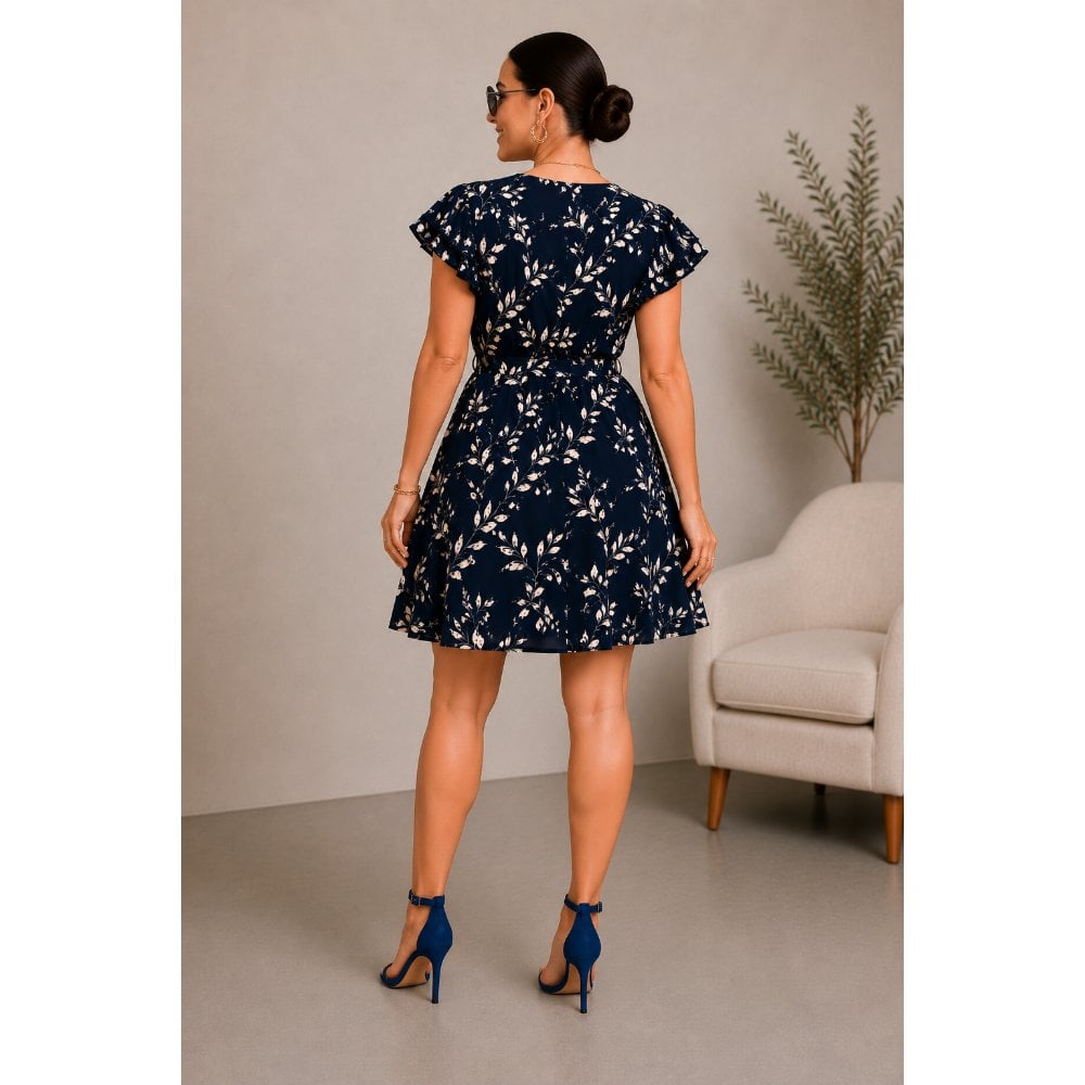 VESTIDO FLOREADO CON LAZO - 4