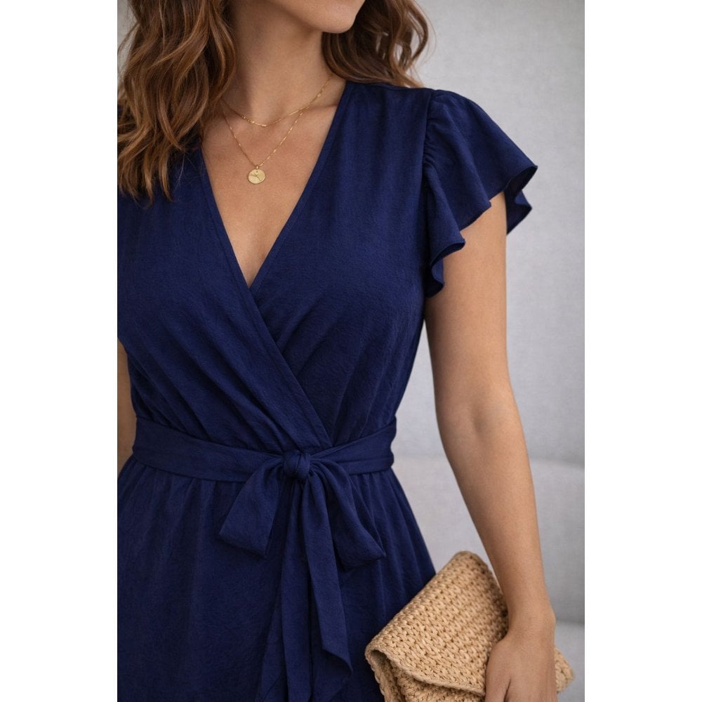 VESTIDO AZUL DE VIENA ELEGANTE - 2