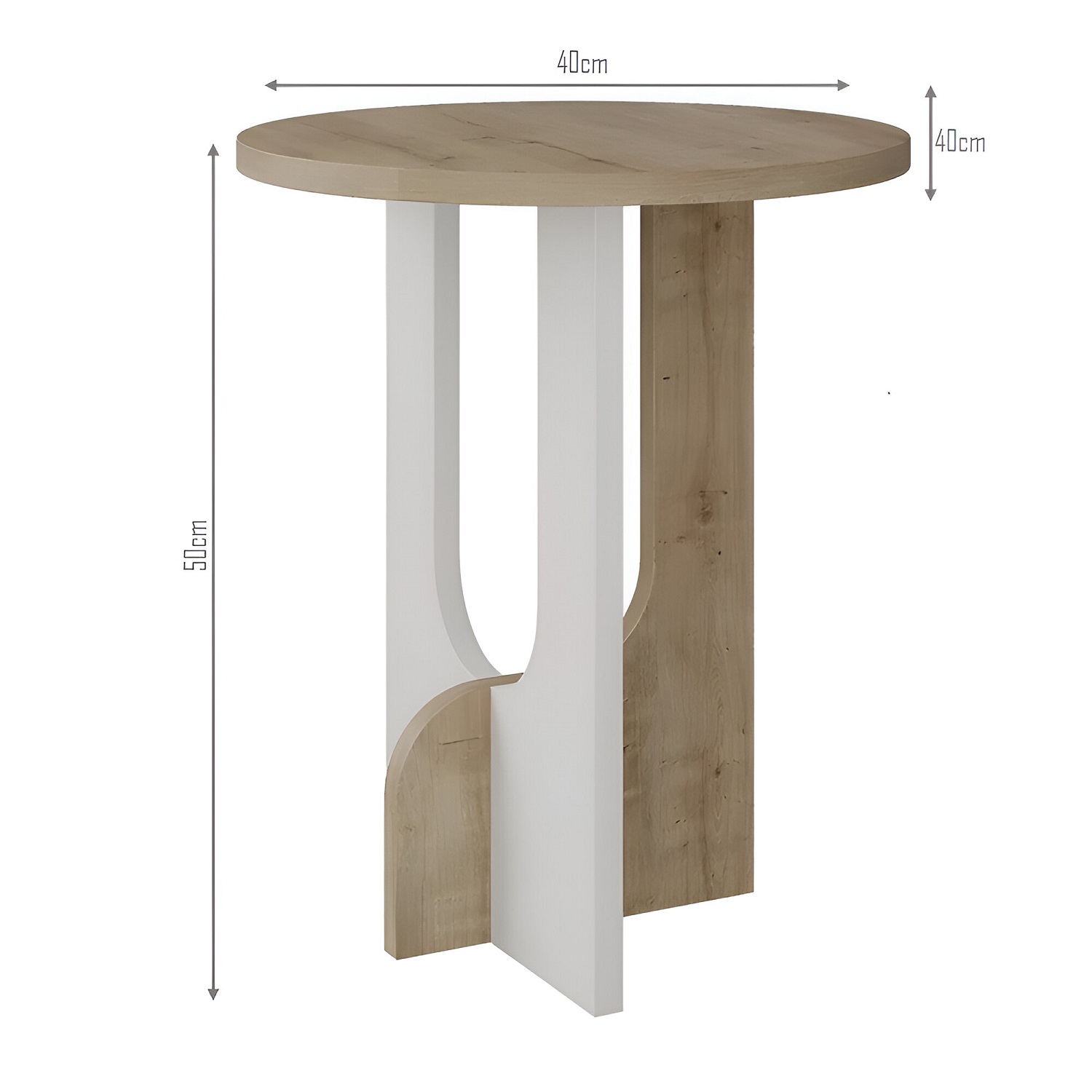 MESA AUXILIAR IMPE COLOR DUNA Y BLANCO 73 EXPERIENCE - 4