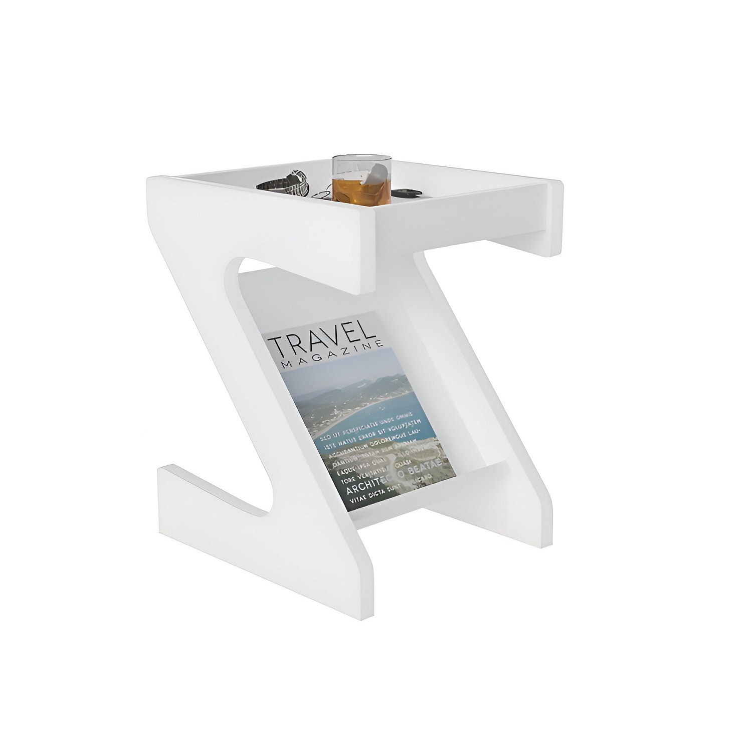 MESA AUXILIAR ZETA COLOR BLANCO 73 EXPERIENCE - 1