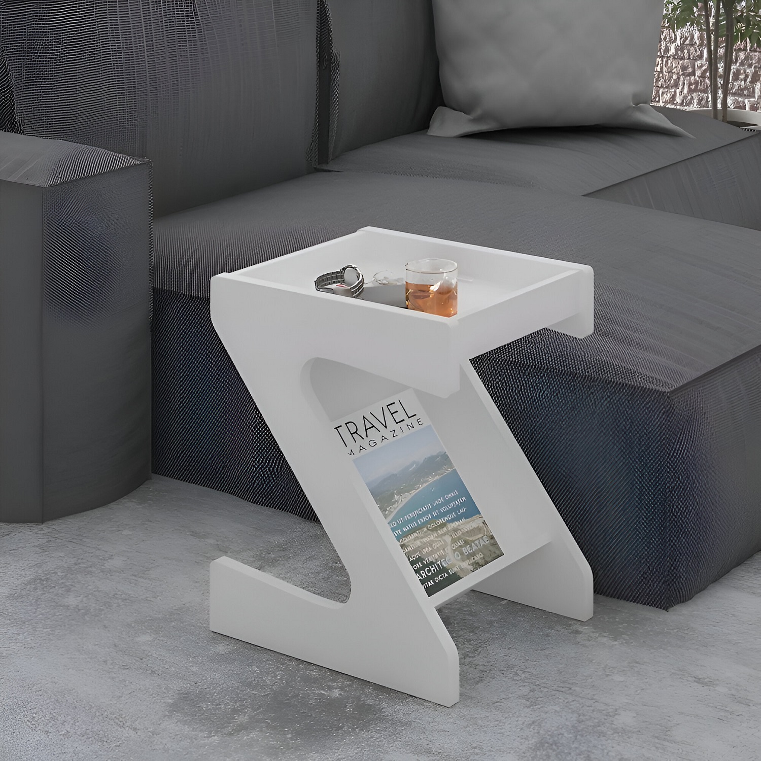 MESA AUXILIAR ZETA COLOR BLANCO 73 EXPERIENCE - 2